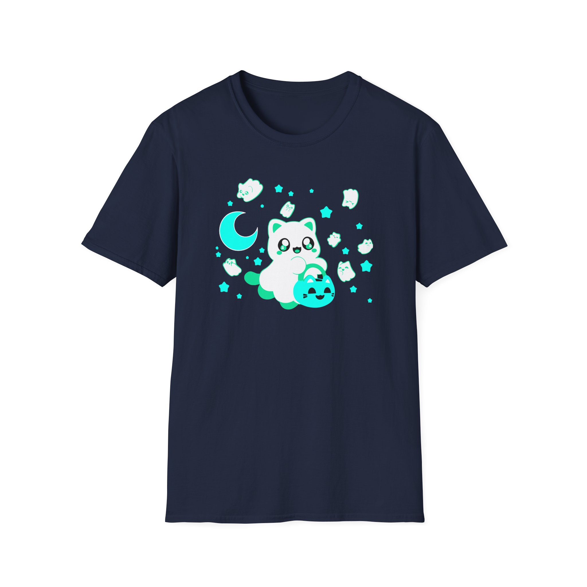 Aphmau Ghost Cat Unisex Softstyle T-Shirt