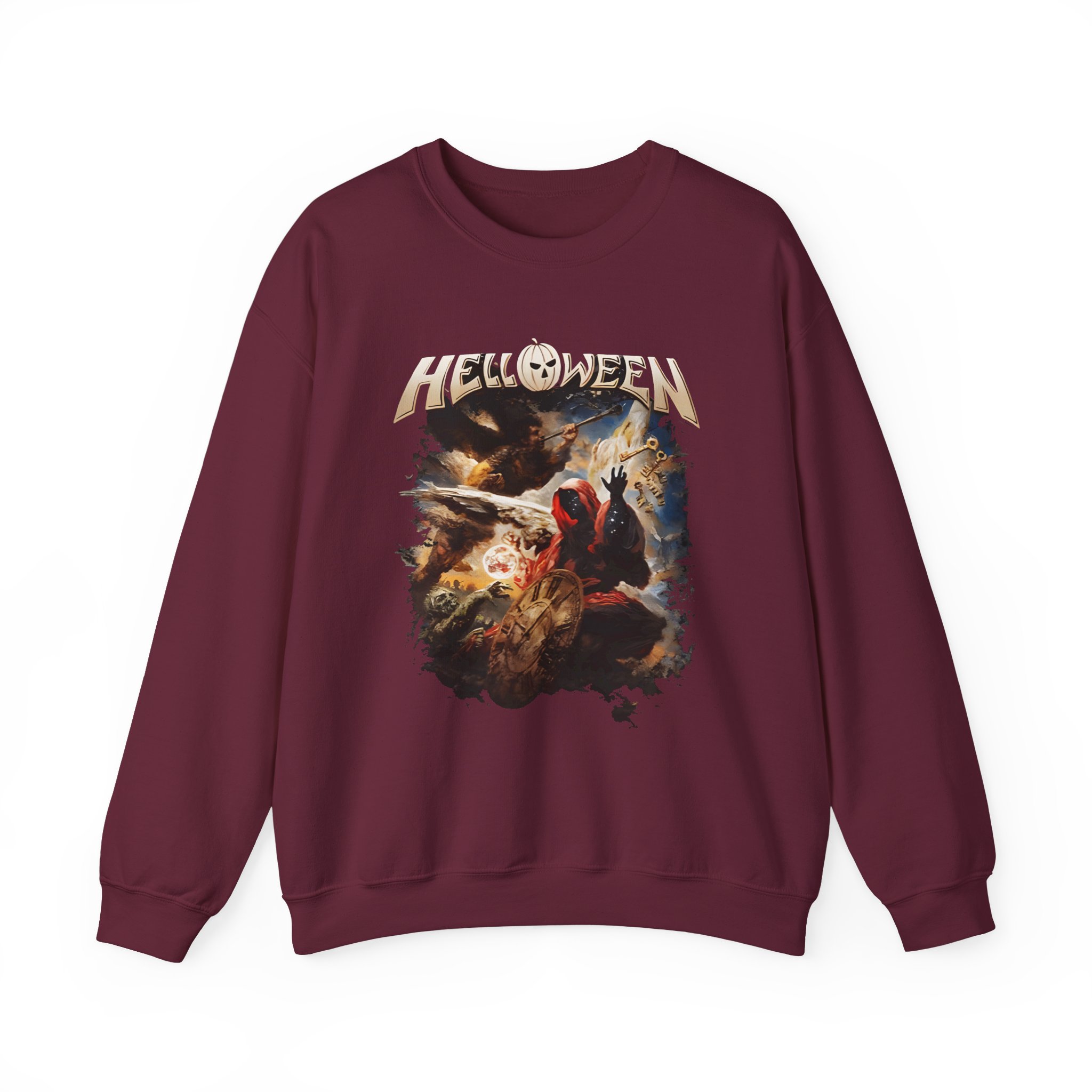 Helloween United Forces World Tour Unisex Heavy Blendâ„¢ Crewneck Sweatshirt