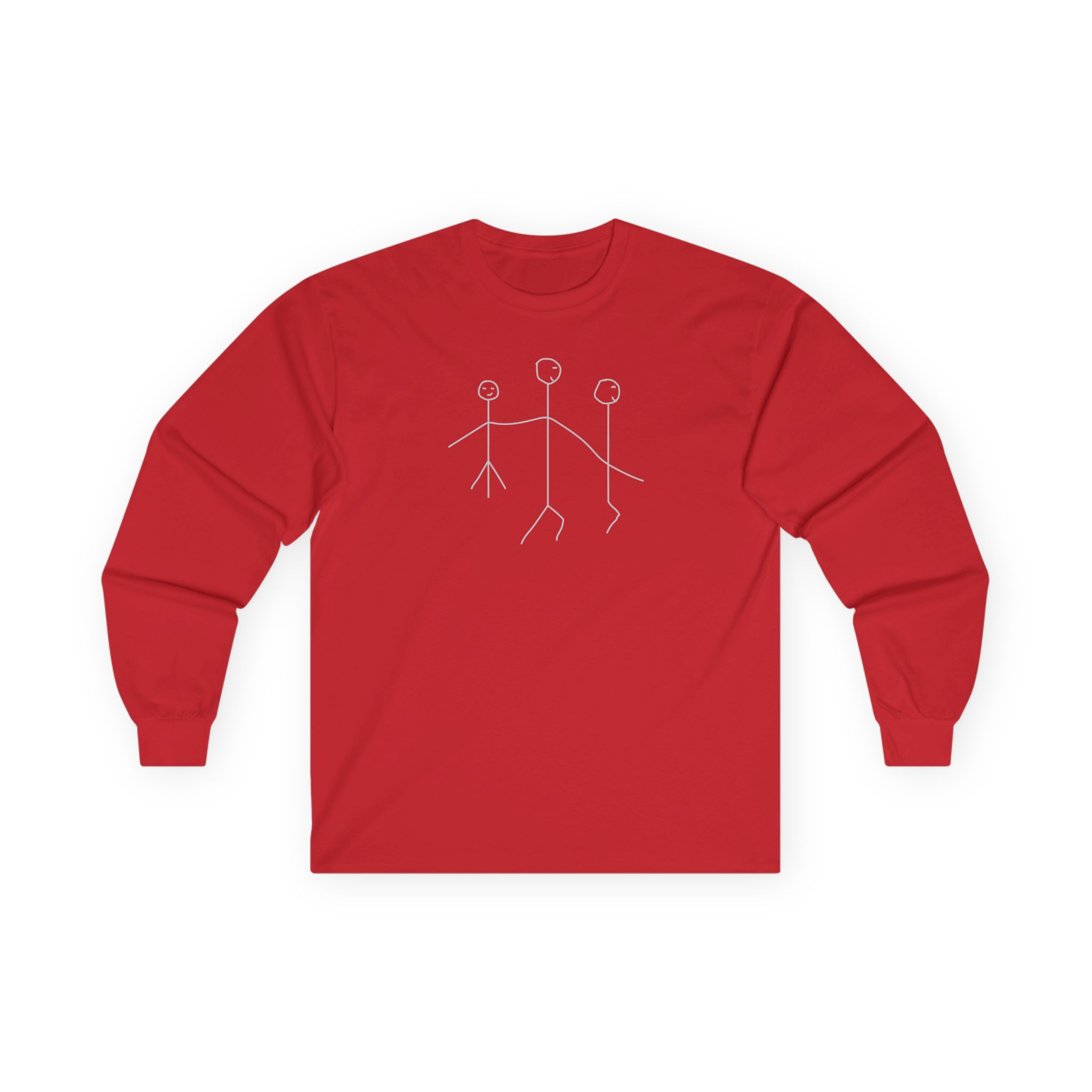 Leith Ross Stick Figures Unisex Ultra Cotton Long Sleeve Tee
