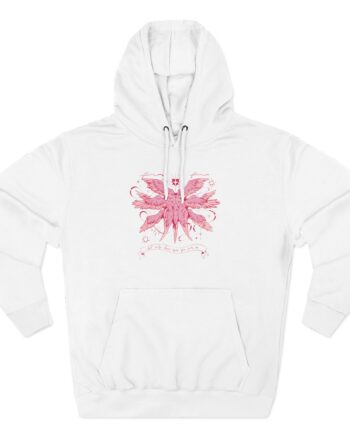 Flamingo Flim Flam Angel Three-Panel Fleece Hoodie
