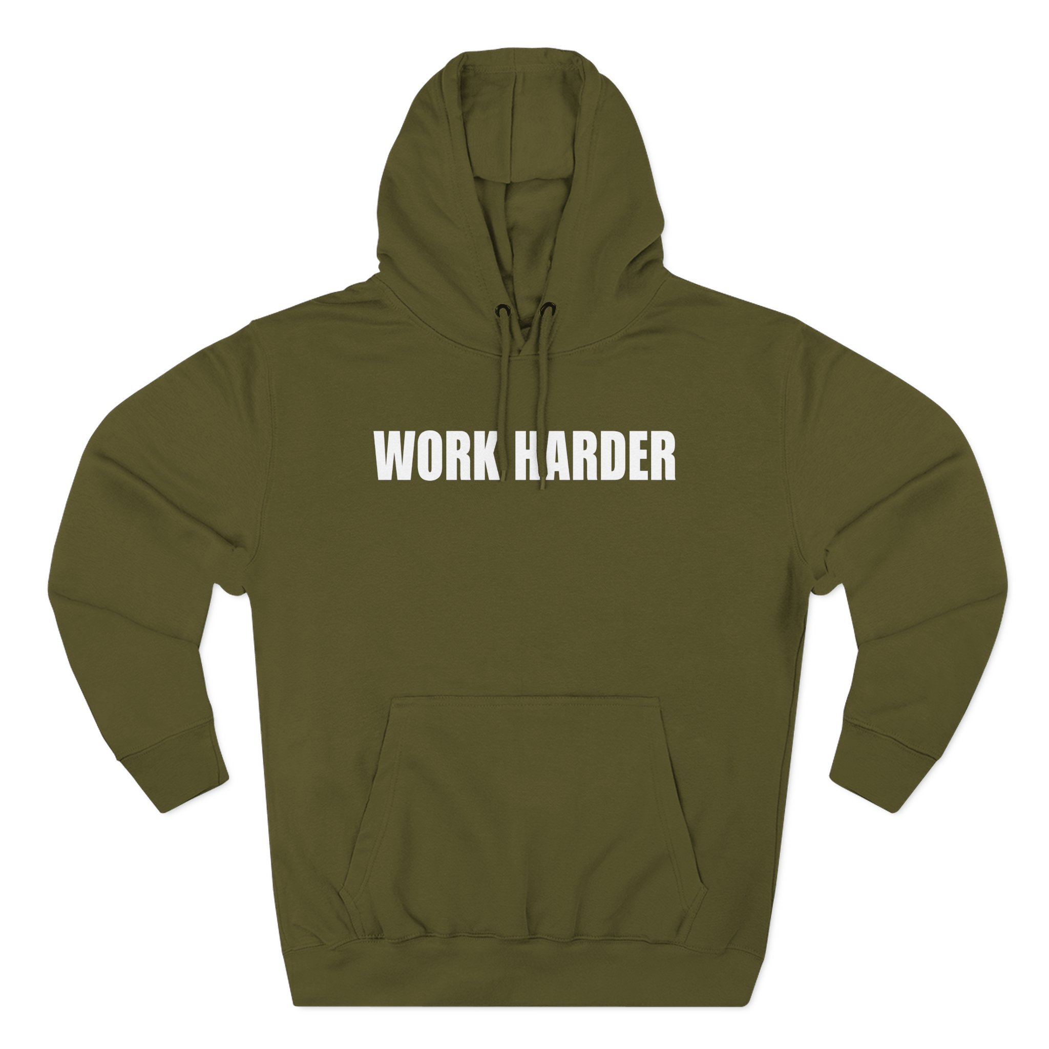 Casey Neistat Work Harder Three-Panel Fleece Hoodie