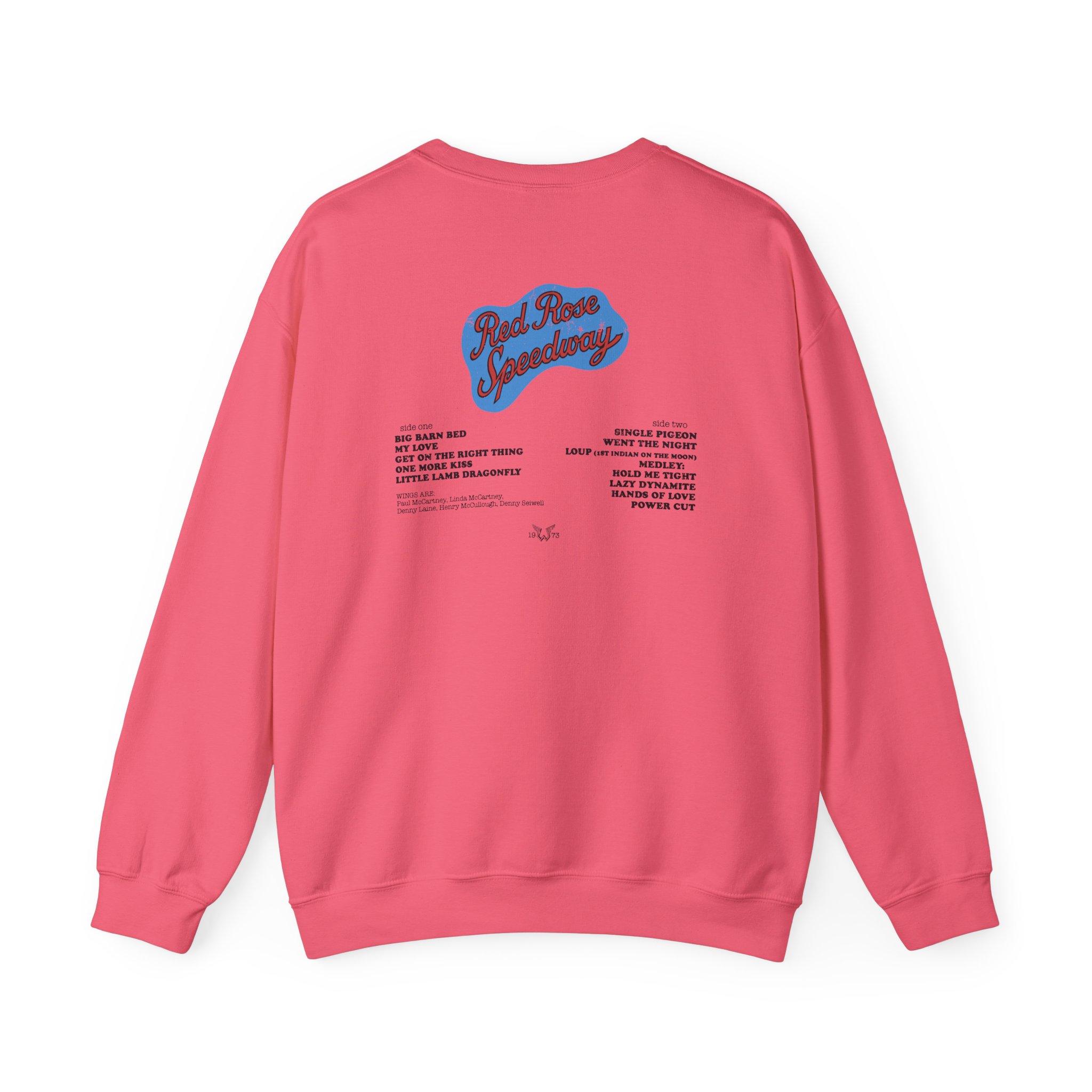 Wings Red Rose Unisex Heavy Blendâ„¢ Crewneck Sweatshirt