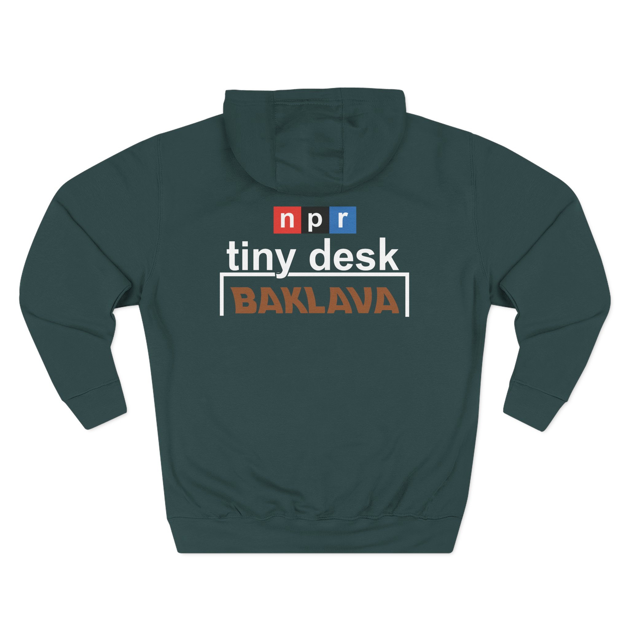 Action Bronson Baklava X Npr Tiny Desk Three-Panel Fleece Hoodie