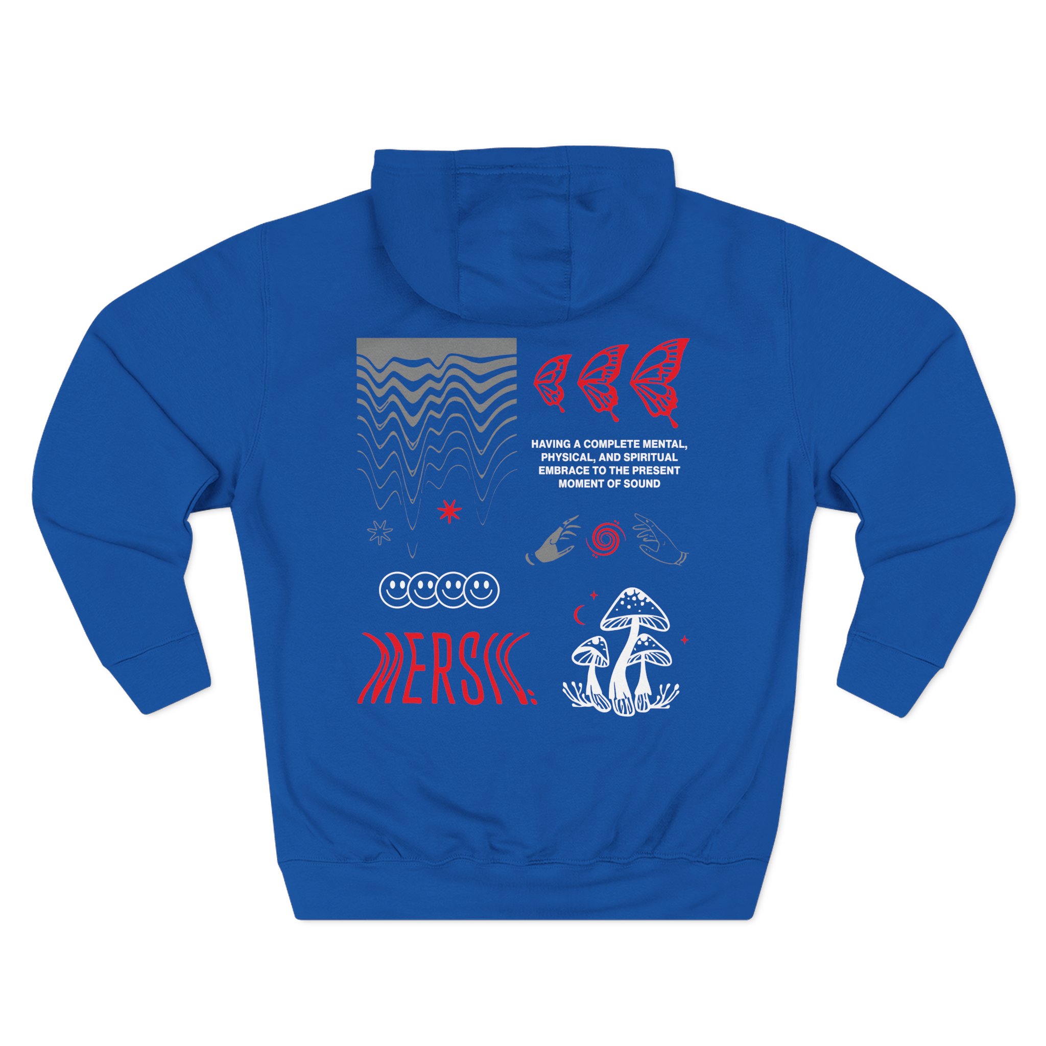 Mersiv Atl Three-Panel Fleece Hoodie