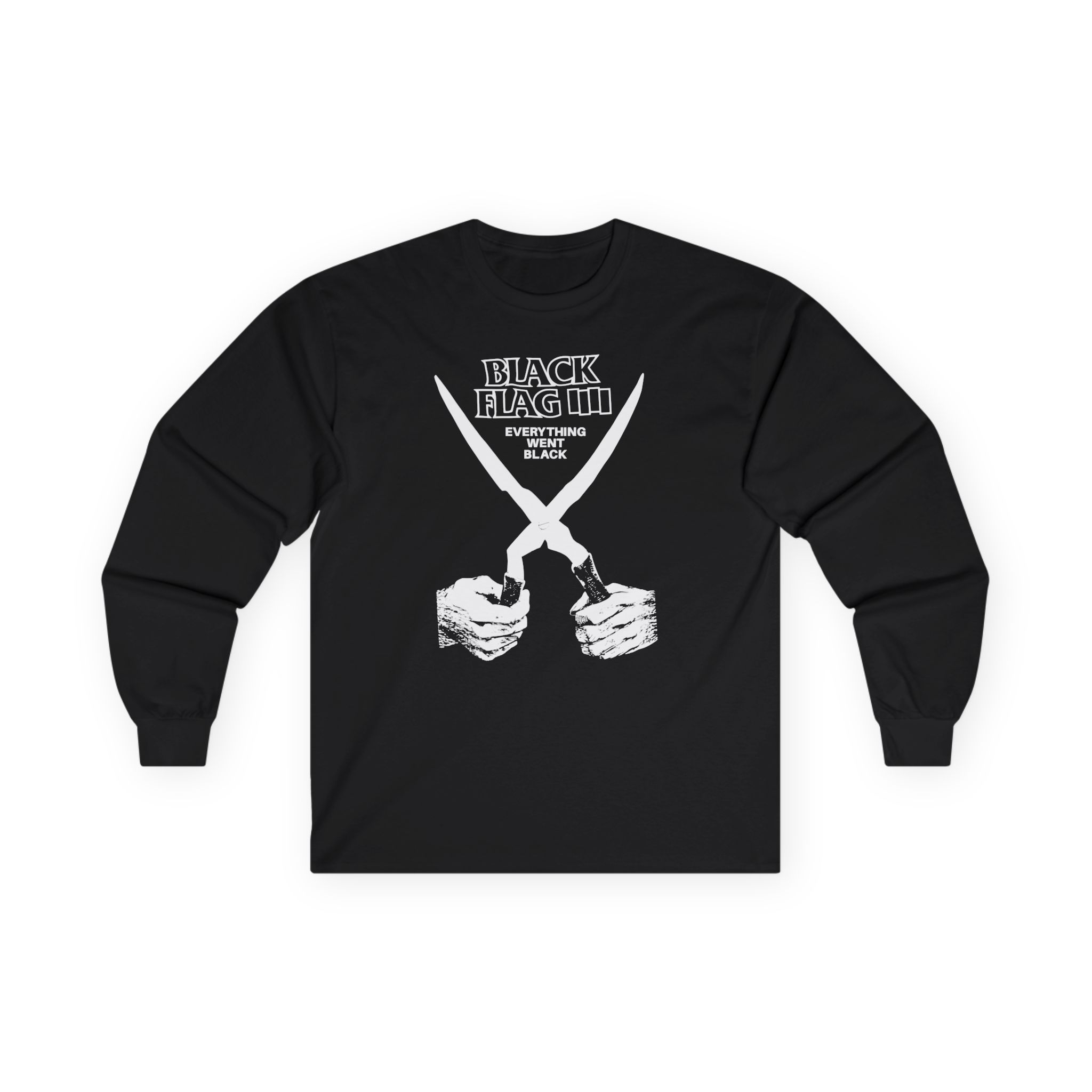 Black Flag Everything Went Unisex Ultra Cotton Long Sleeve Tee