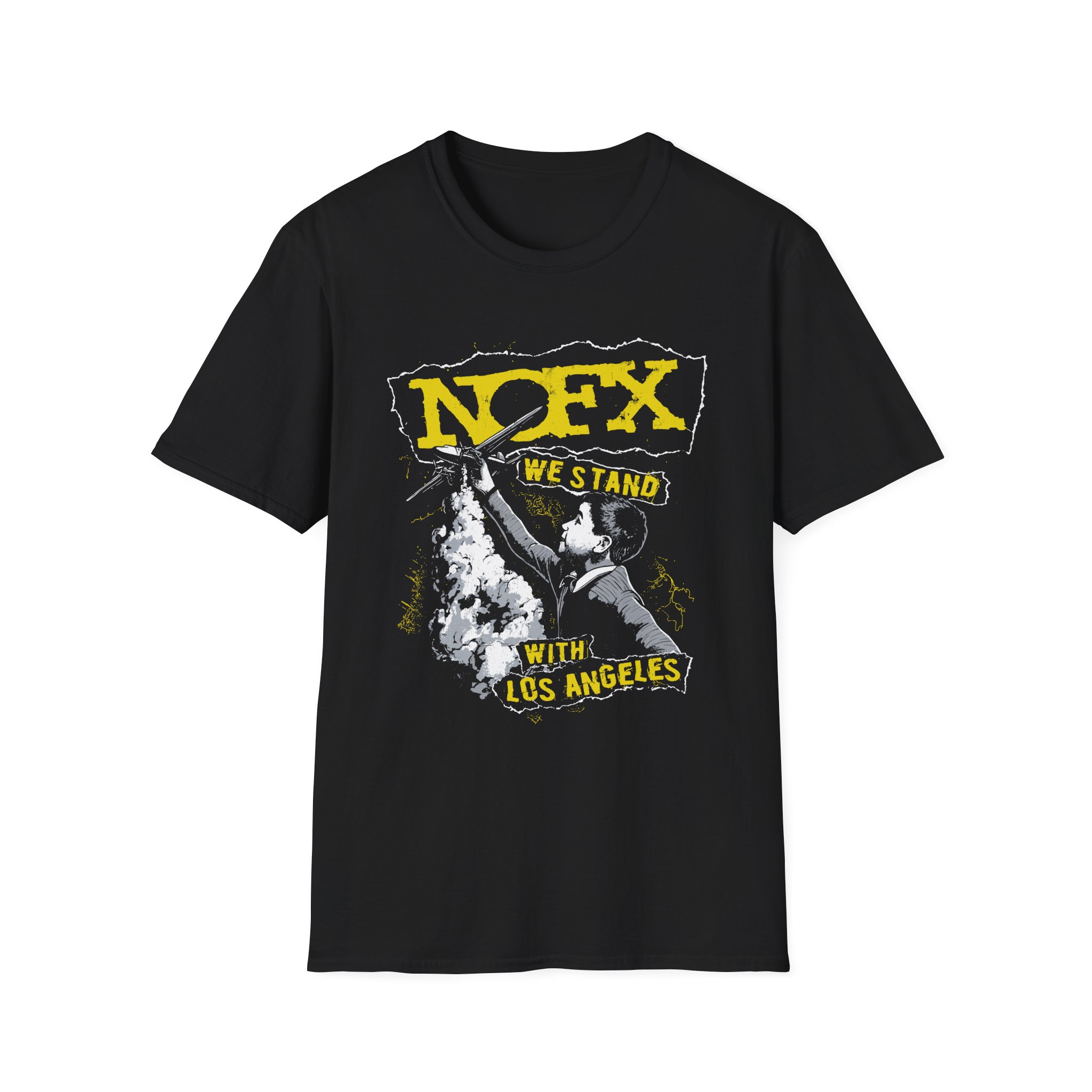 Nofx Fire Relief Unisex Softstyle T-Shirt