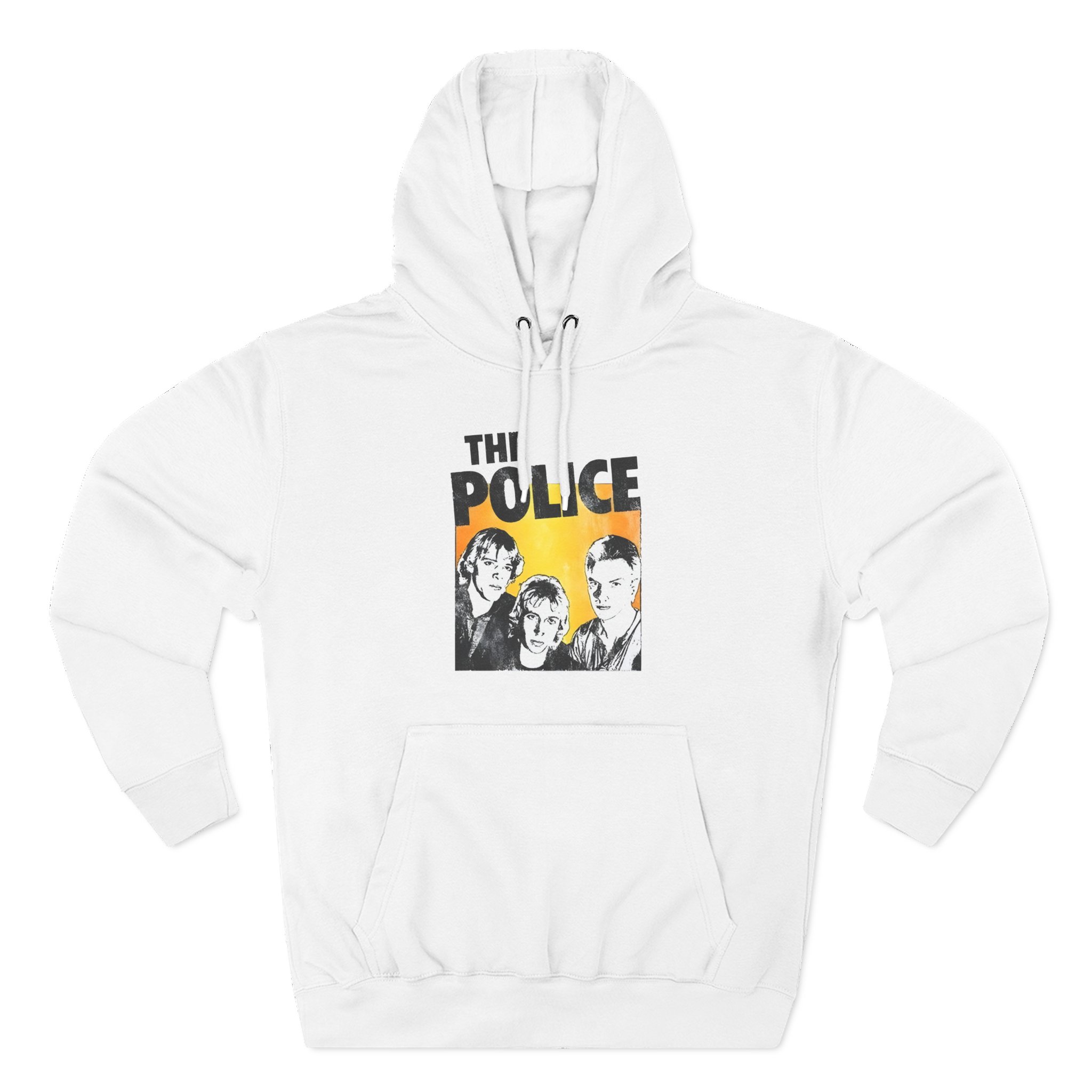 The Police Outlandos Bootleg 1980 Ragla Three-Panel Fleece Hoodie
