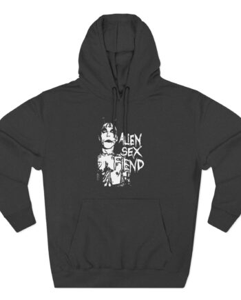 Alien Sex Fiend 13 Head Three-Panel Fleece Hoodie