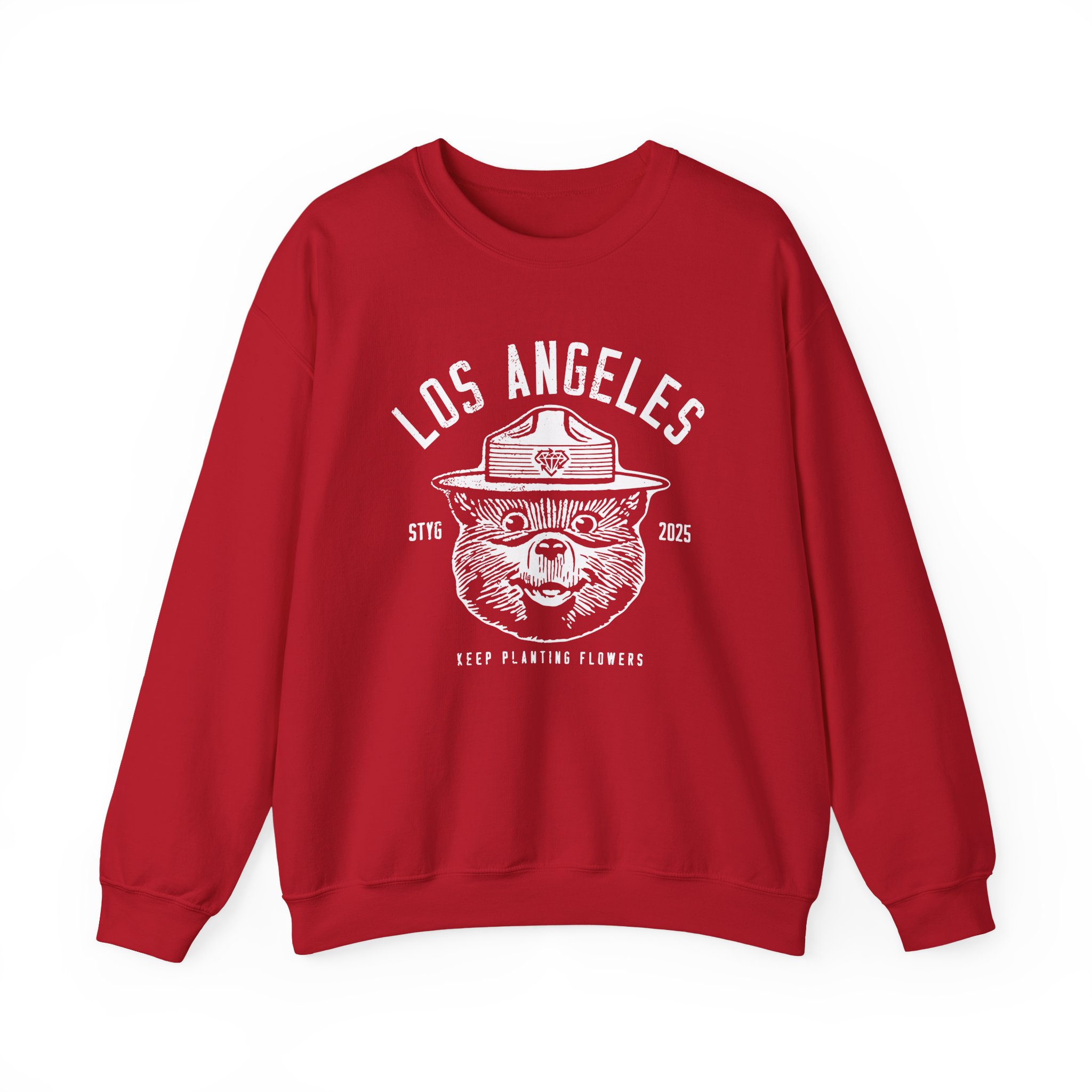 Stick to Your Guns Keep Planting Flowers Los Angeles Unisex Heavy Blendâ„¢ Crewneck Sweatshirt