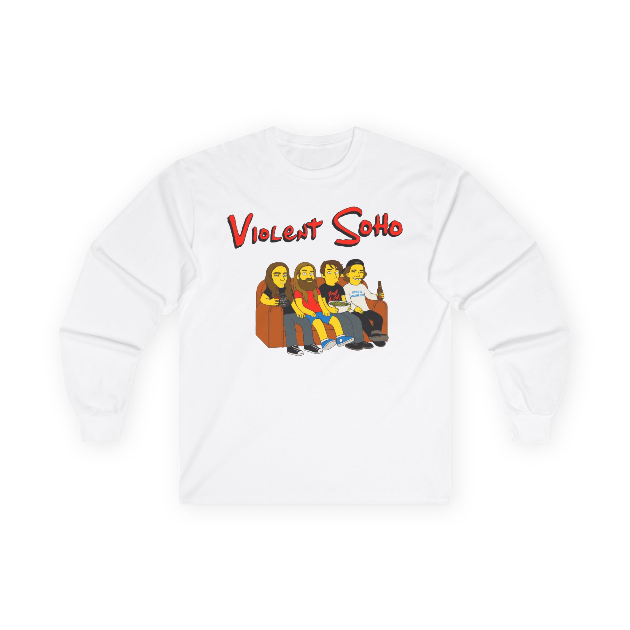 Violent Soho Springfield 4122 Unisex Ultra Cotton Long Sleeve Tee