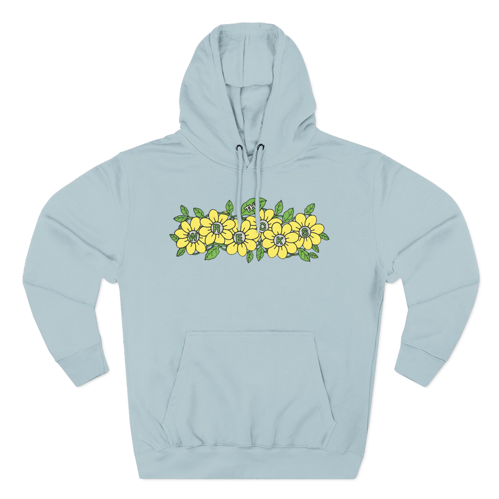 The Wrecks Flower Three-Panel Fleece Hoodie