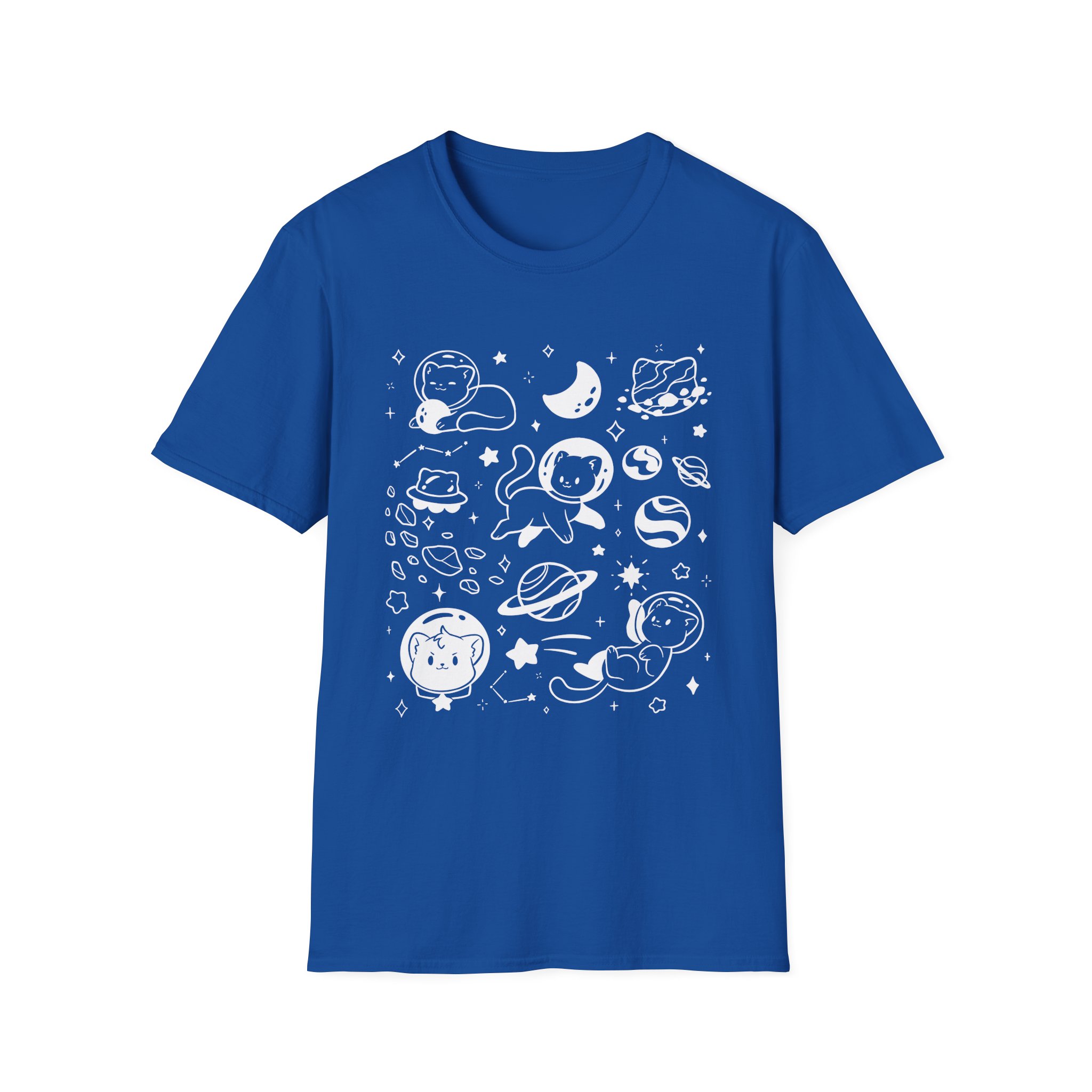 Shubble Space Cats Unisex Softstyle T-Shirt