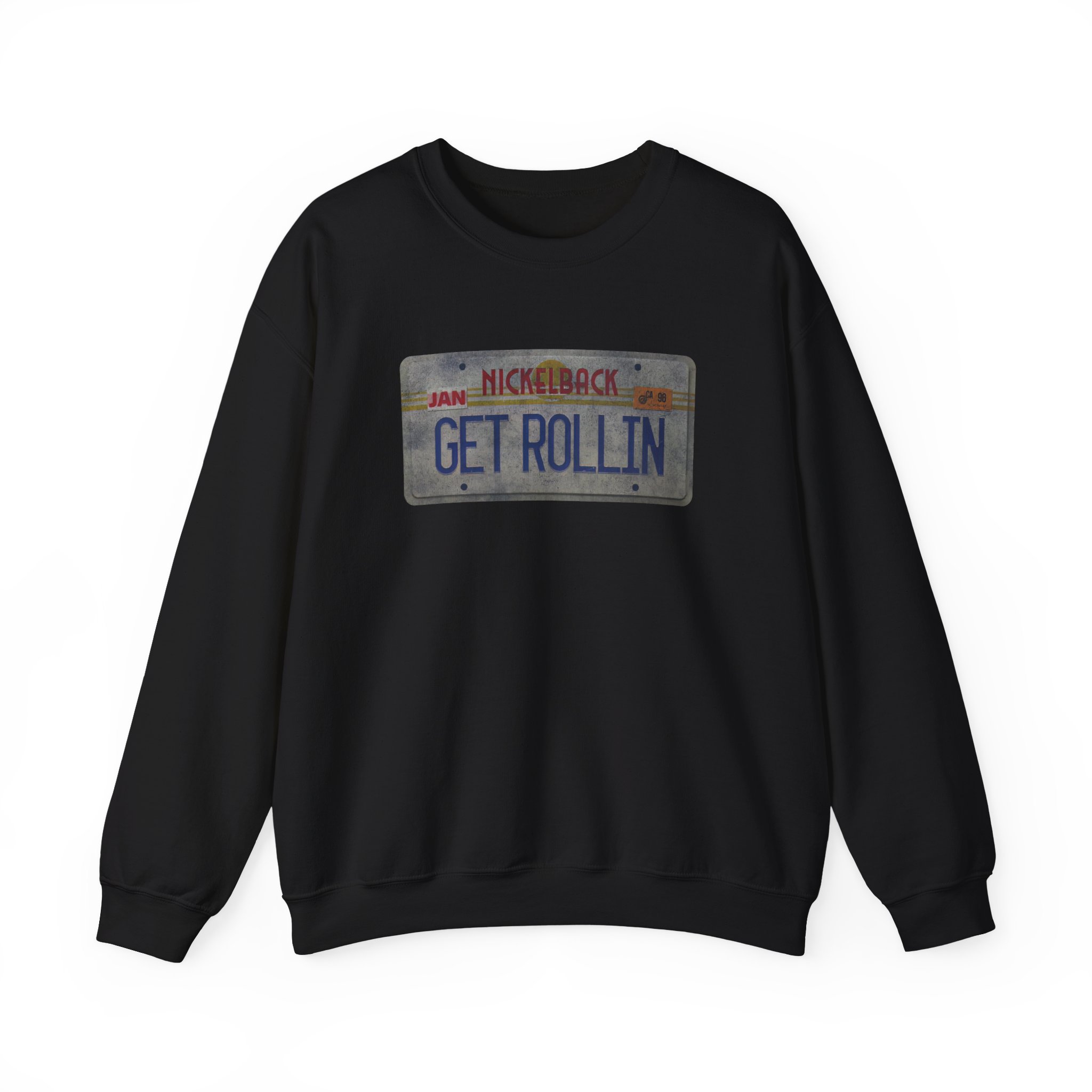 Nickelback Get Rollin Unisex Heavy Blendâ„¢ Crewneck Sweatshirt