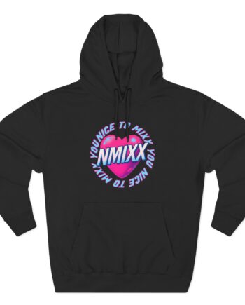 Nmixx Three-Panel Fleece Hoodie
