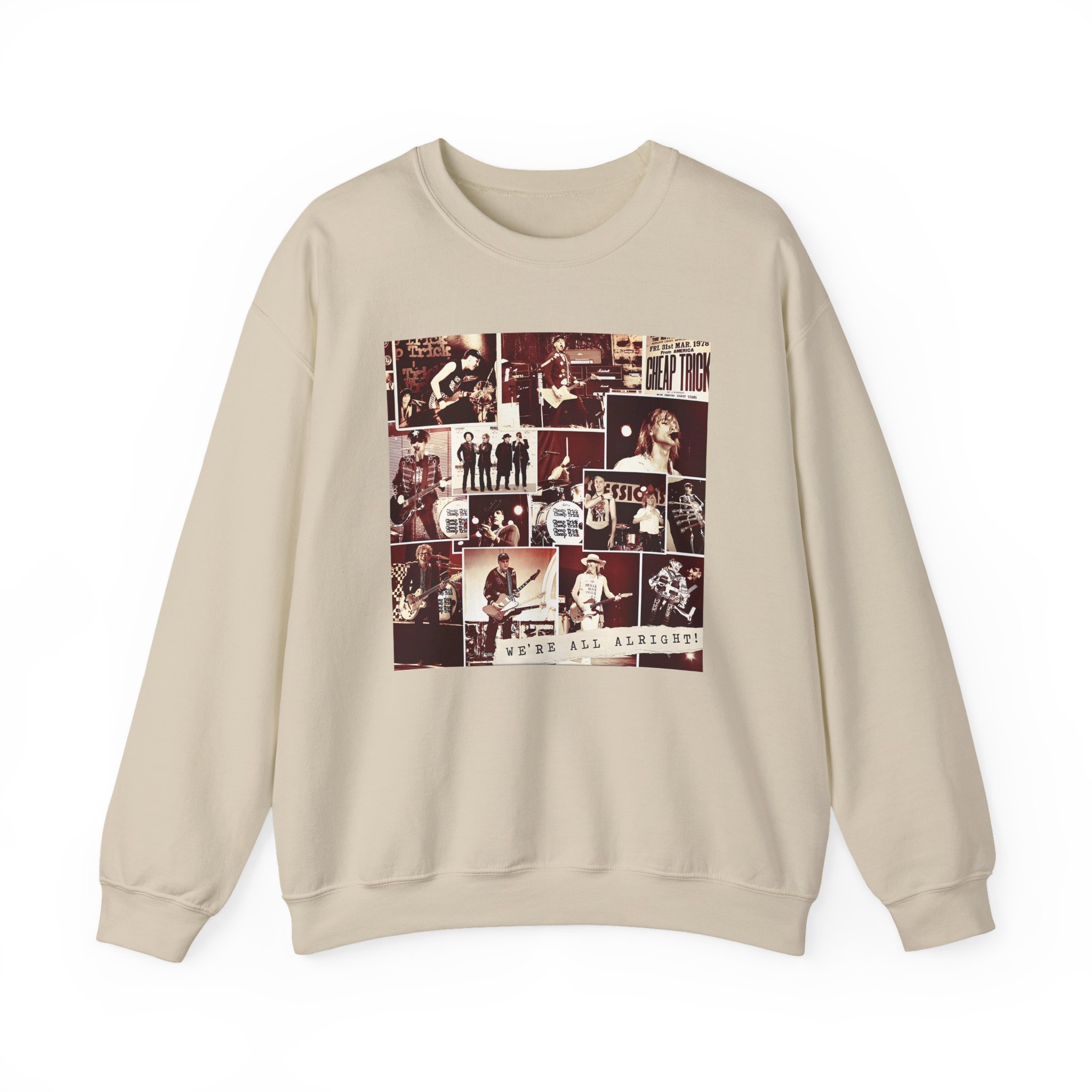 Cheap Trick Photo Collage Unisex Heavy Blendâ„¢ Crewneck Sweatshirt