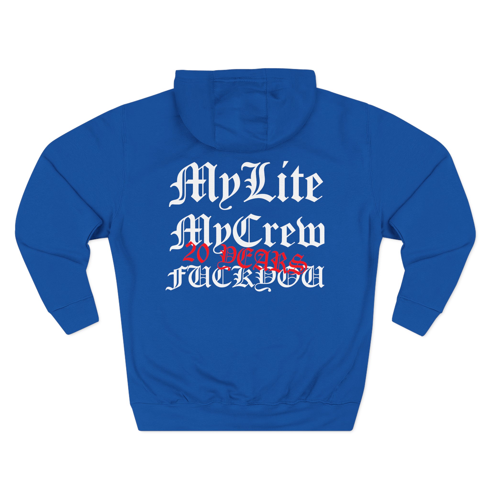 100 Demons Brass City Three-Panel Fleece Hoodie