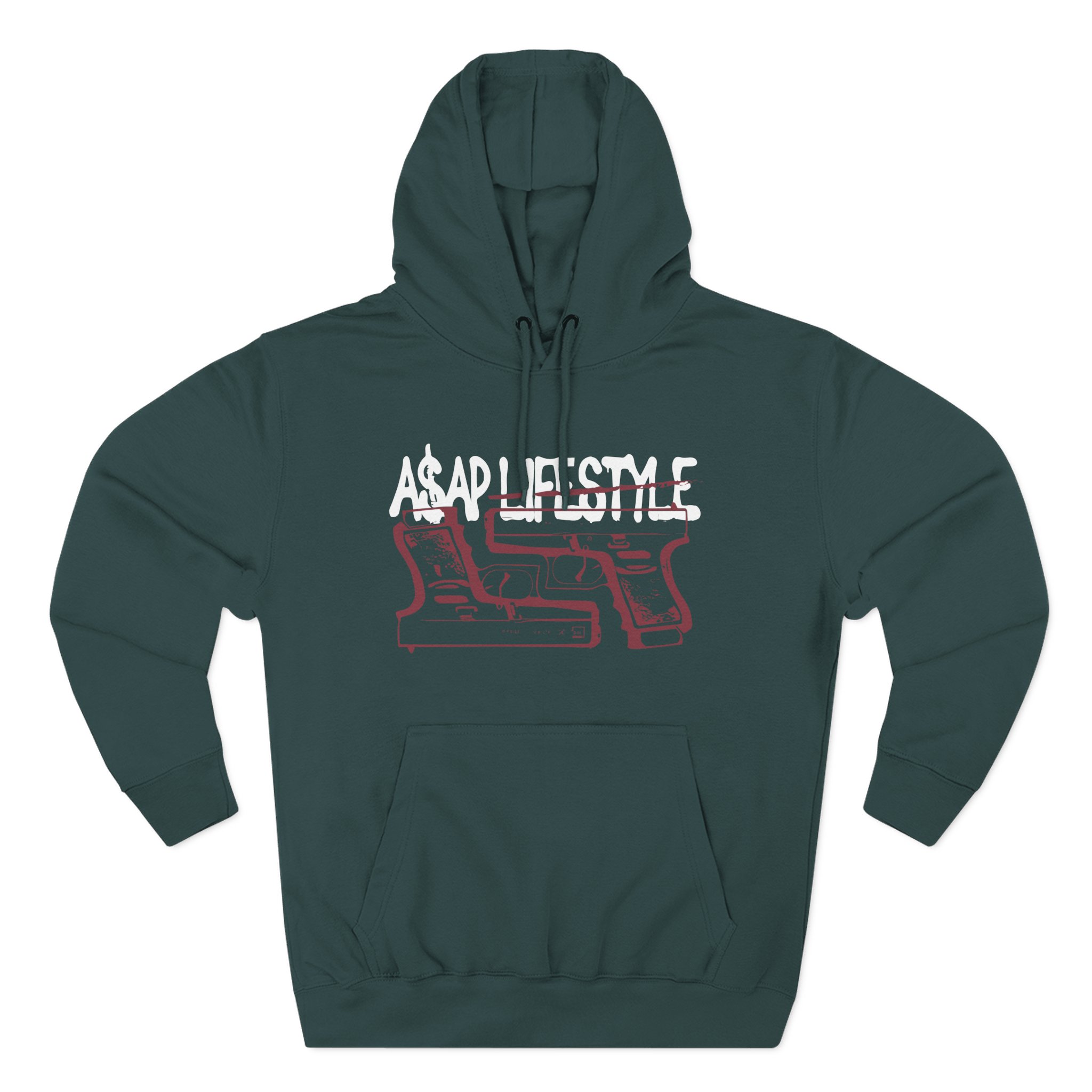 Asap Mob Lifestyle Three-Panel Fleece Hoodie