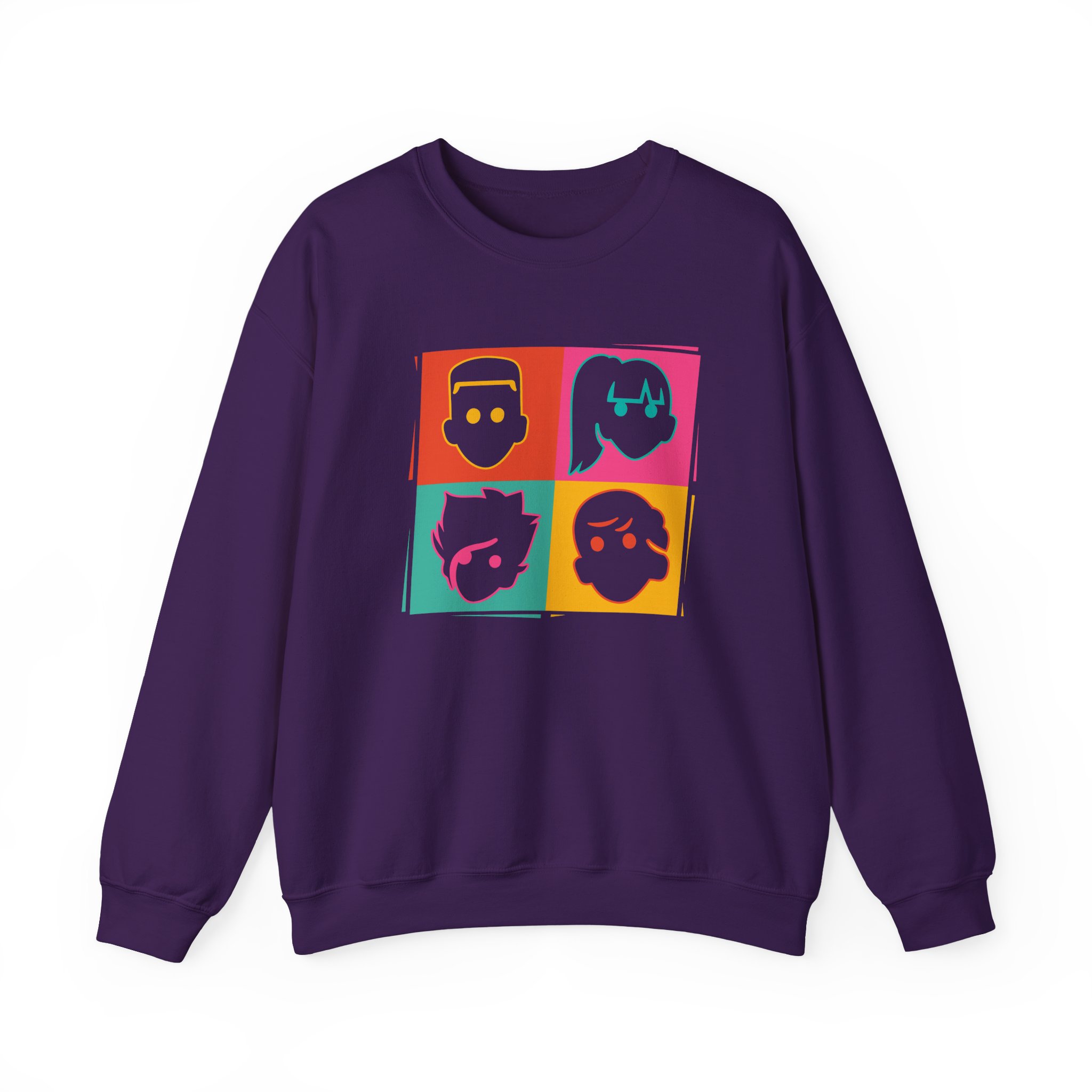 Grounded Faces Unisex Heavy Blendâ„¢ Crewneck Sweatshirt