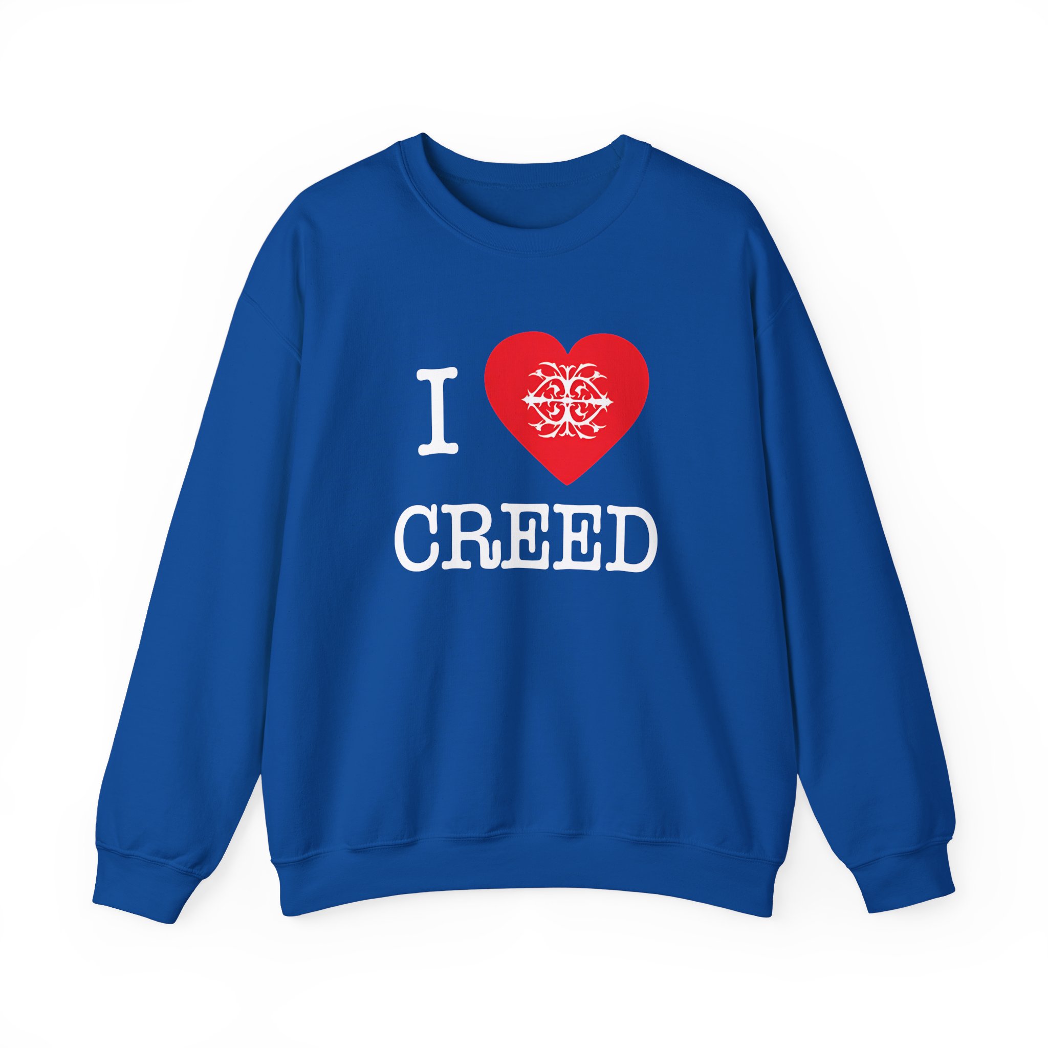 Creed, I Heart Creed Unisex Heavy Blendâ„¢ Crewneck Sweatshirt