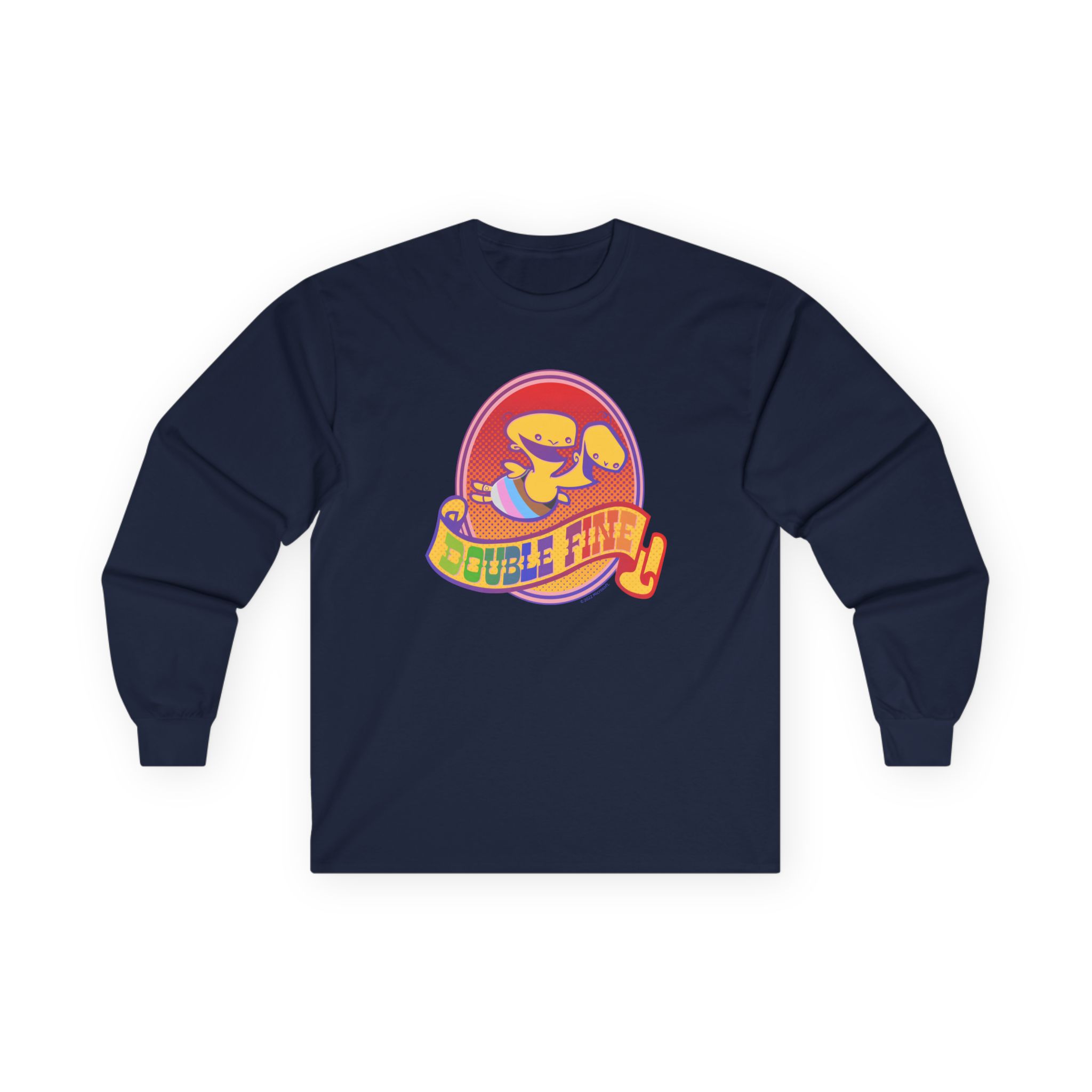Double Fine Pride Unisex Ultra Cotton Long Sleeve Tee