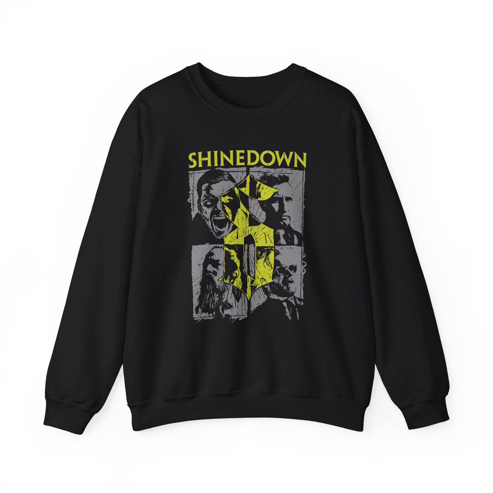 Shinedown Women's Photo Unisex Heavy Blendâ„¢ Crewneck Sweatshirt