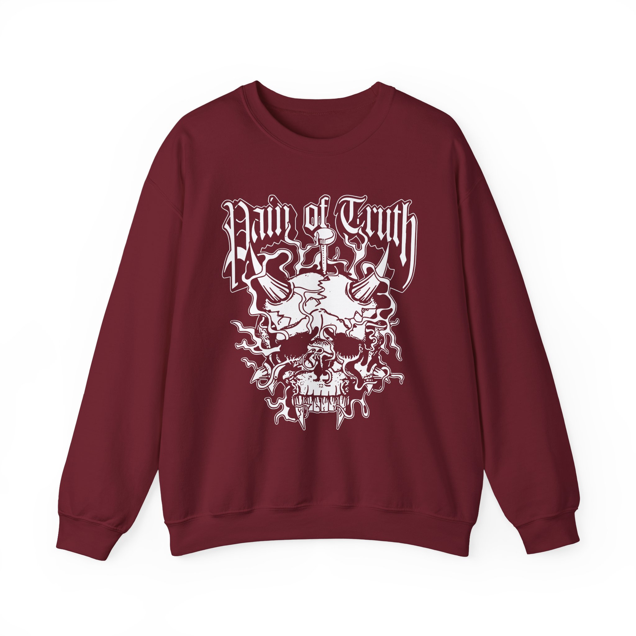 Pain of Truth Fangs Unisex Heavy Blendâ„¢ Crewneck Sweatshirt