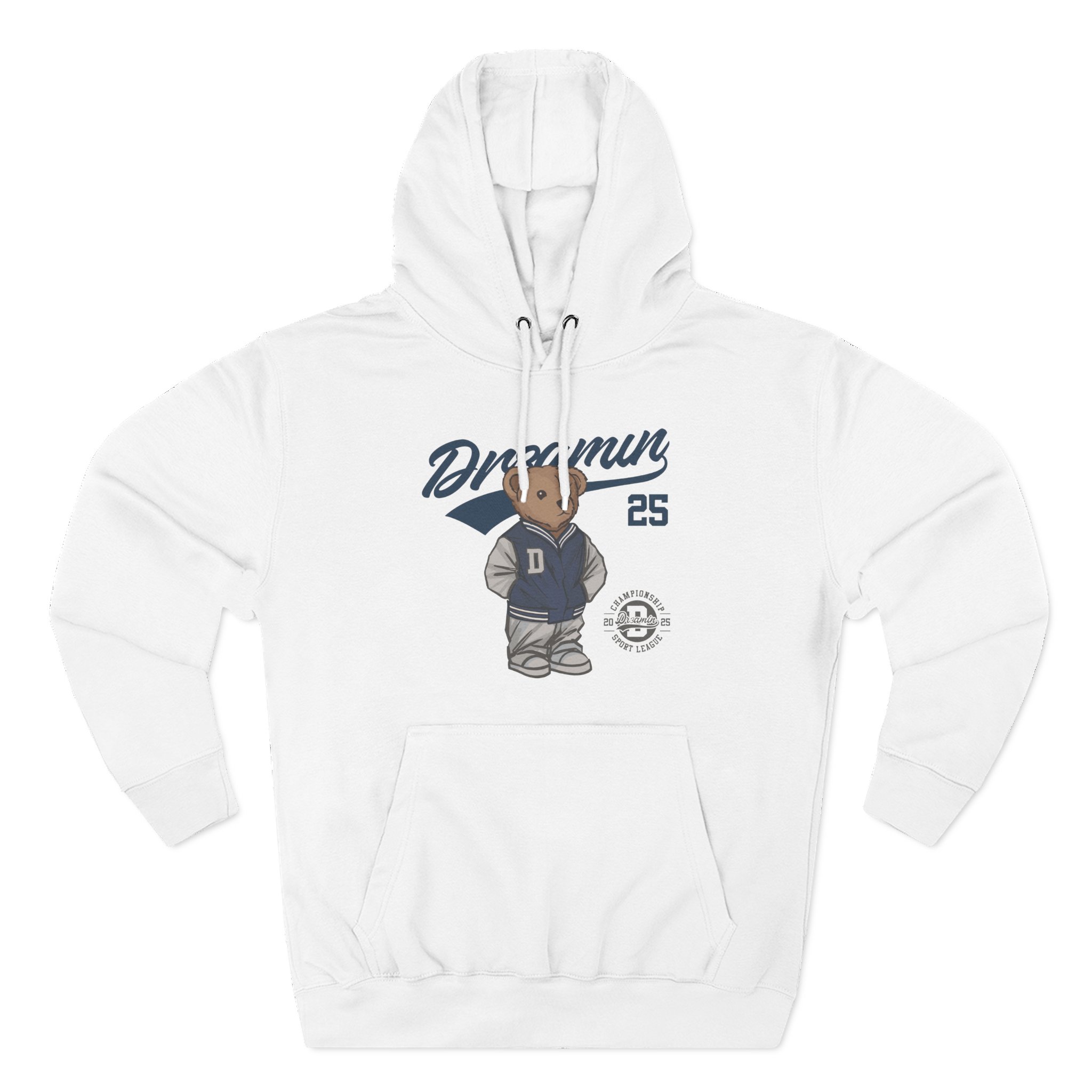 Clix Dr3amin Varsity Bear Three-Panel Fleece Hoodie