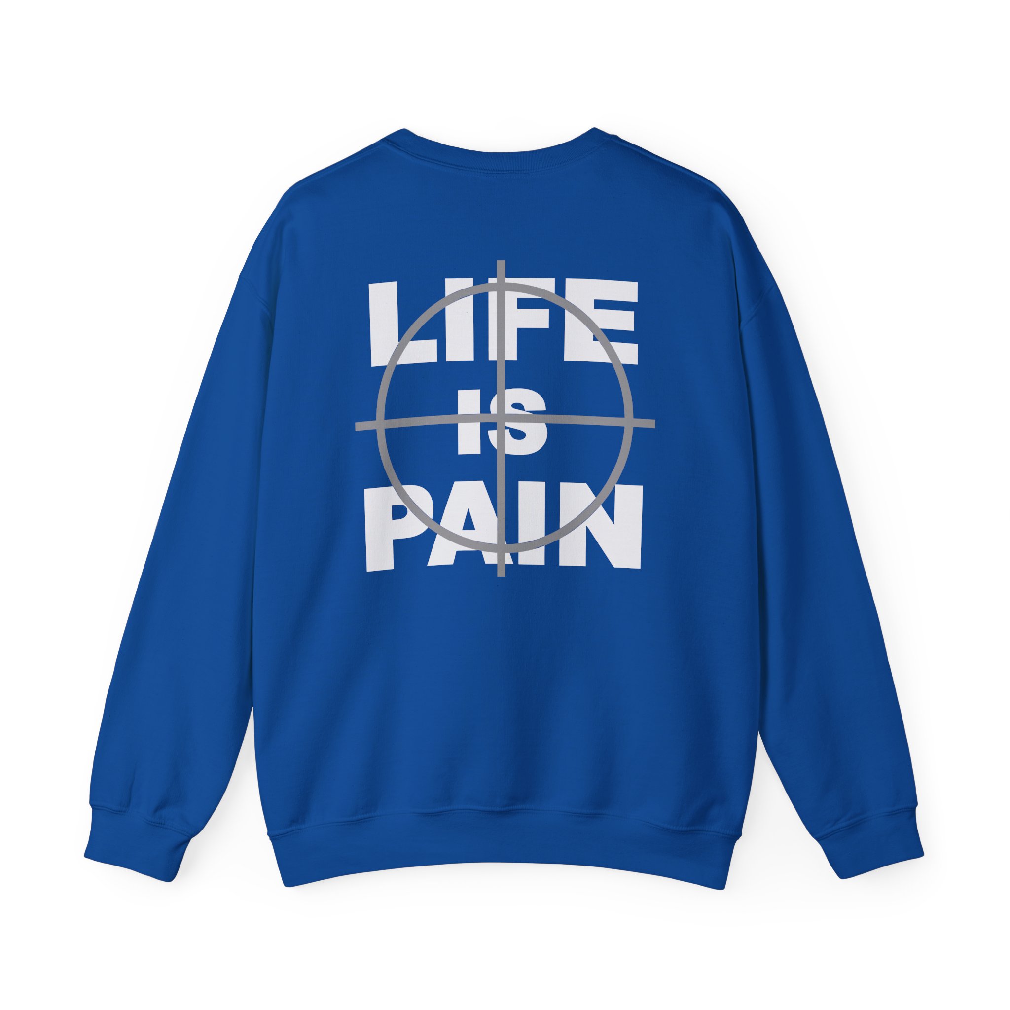 Merauder Life is Pain Unisex Heavy Blendâ„¢ Crewneck Sweatshirt