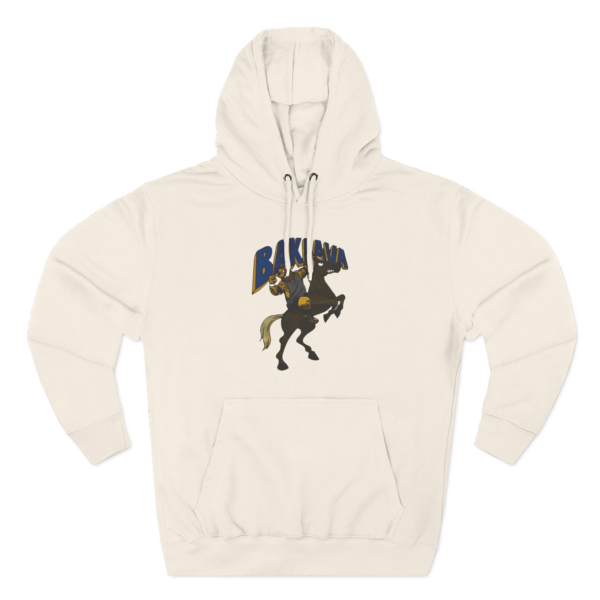 Action Bronson Baklava Horse Three-Panel Fleece Hoodie