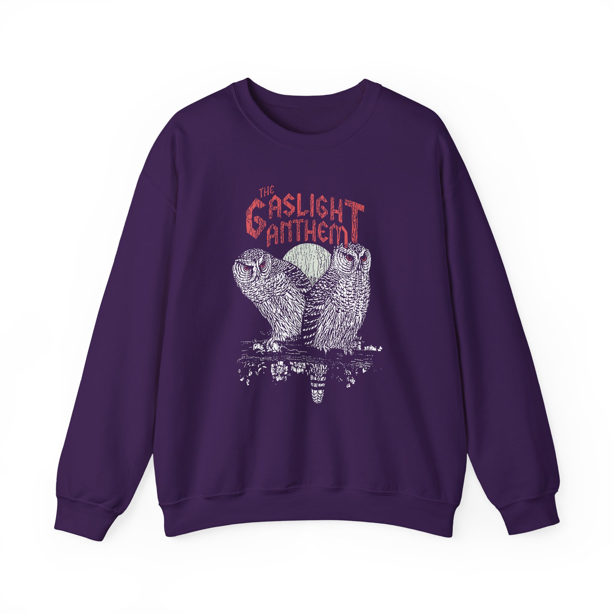 Gaslight Anthem Thrash Owls Unisex Heavy Blendâ„¢ Crewneck Sweatshirt