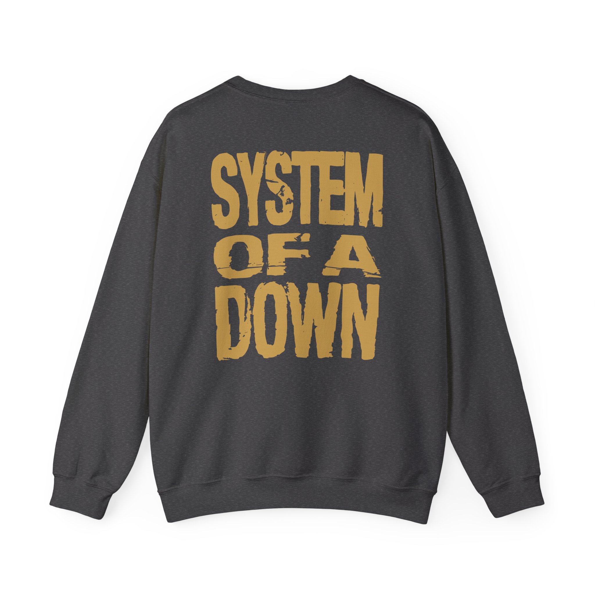 System of a Down Gold Hand Unisex Heavy Blendâ„¢ Crewneck Sweatshirt