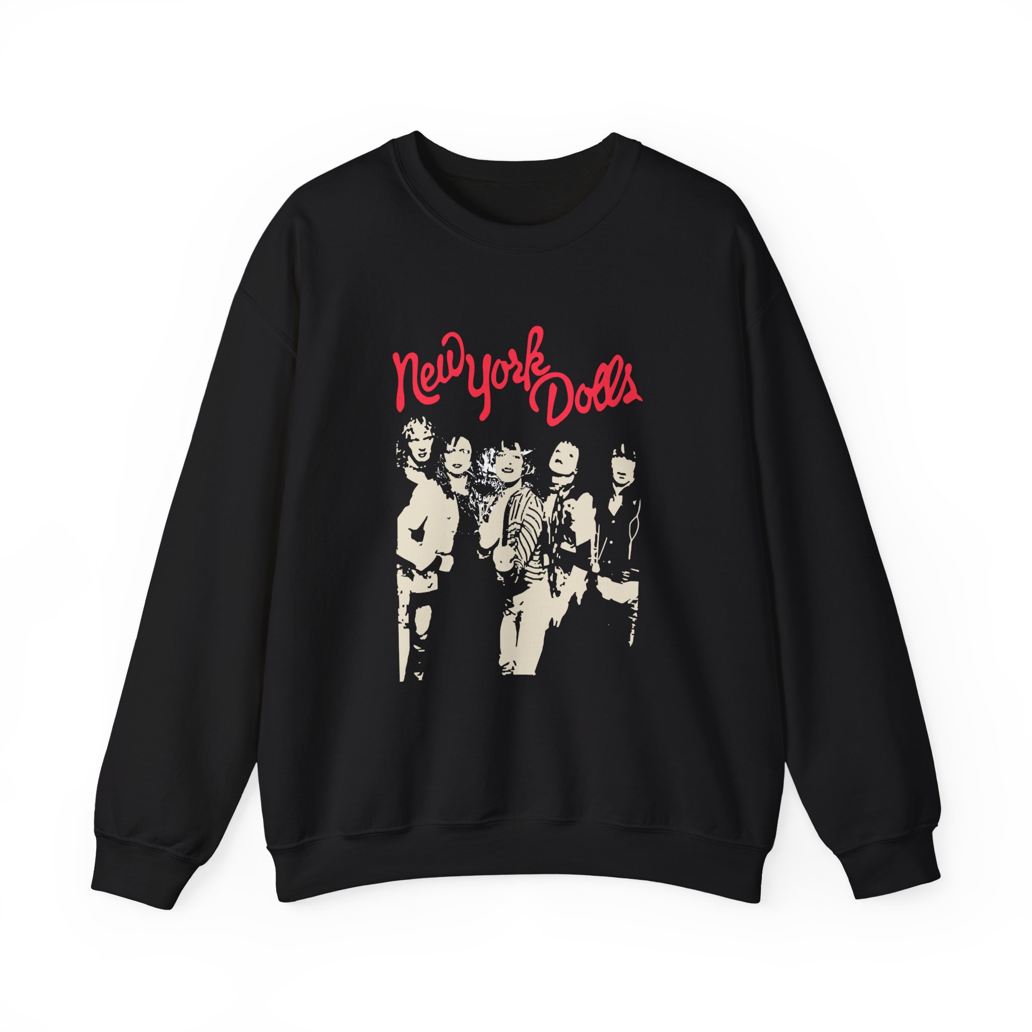 New York Dolls Trash Photo Unisex Heavy Blendâ„¢ Crewneck Sweatshirt