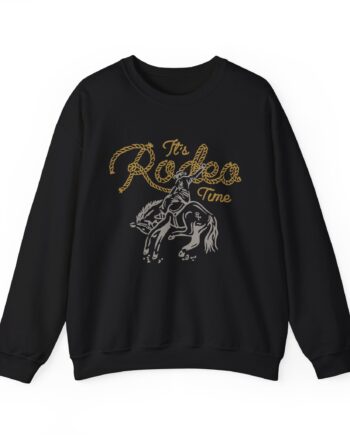 Dale Brisby It's Rodeo Time Bronc Unisex Heavy Blend™ Crewneck Sweatshirt