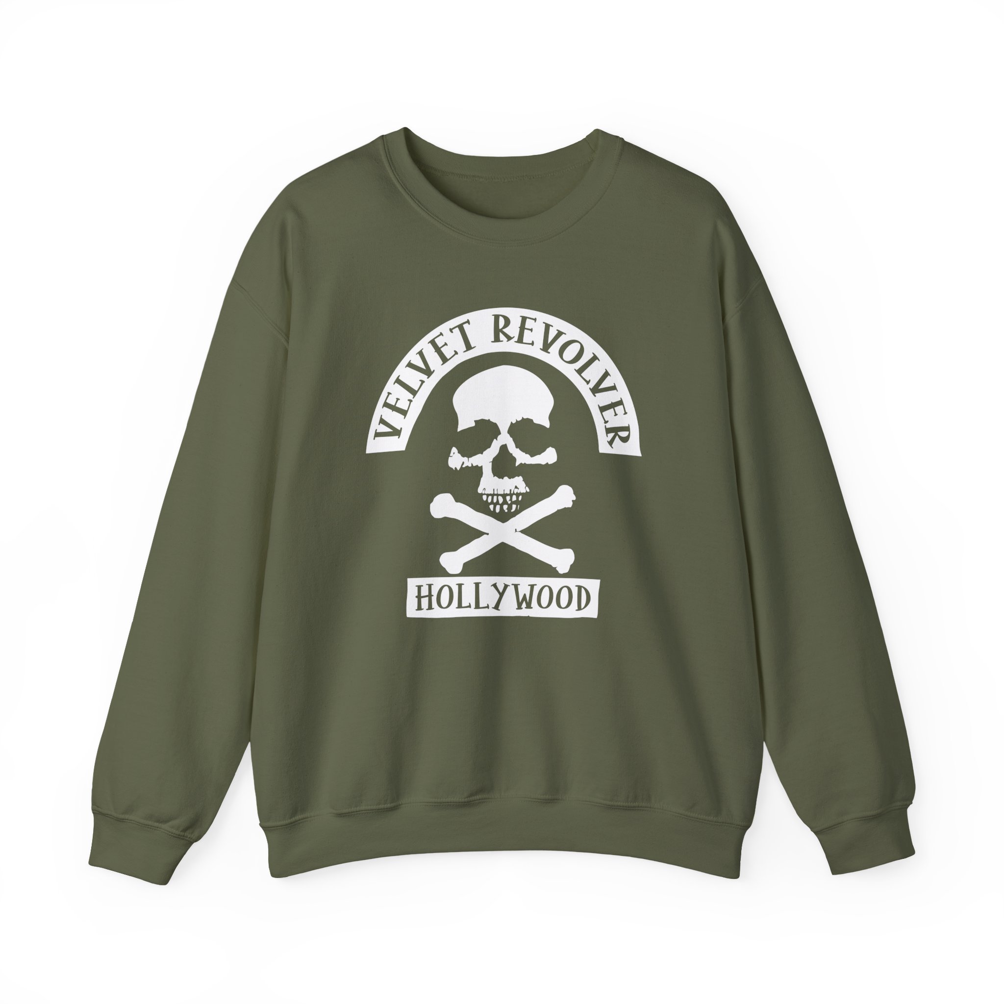 Velvet Revolver Skull Hollywood Unisex Heavy Blend Crewneck Sweatshirt