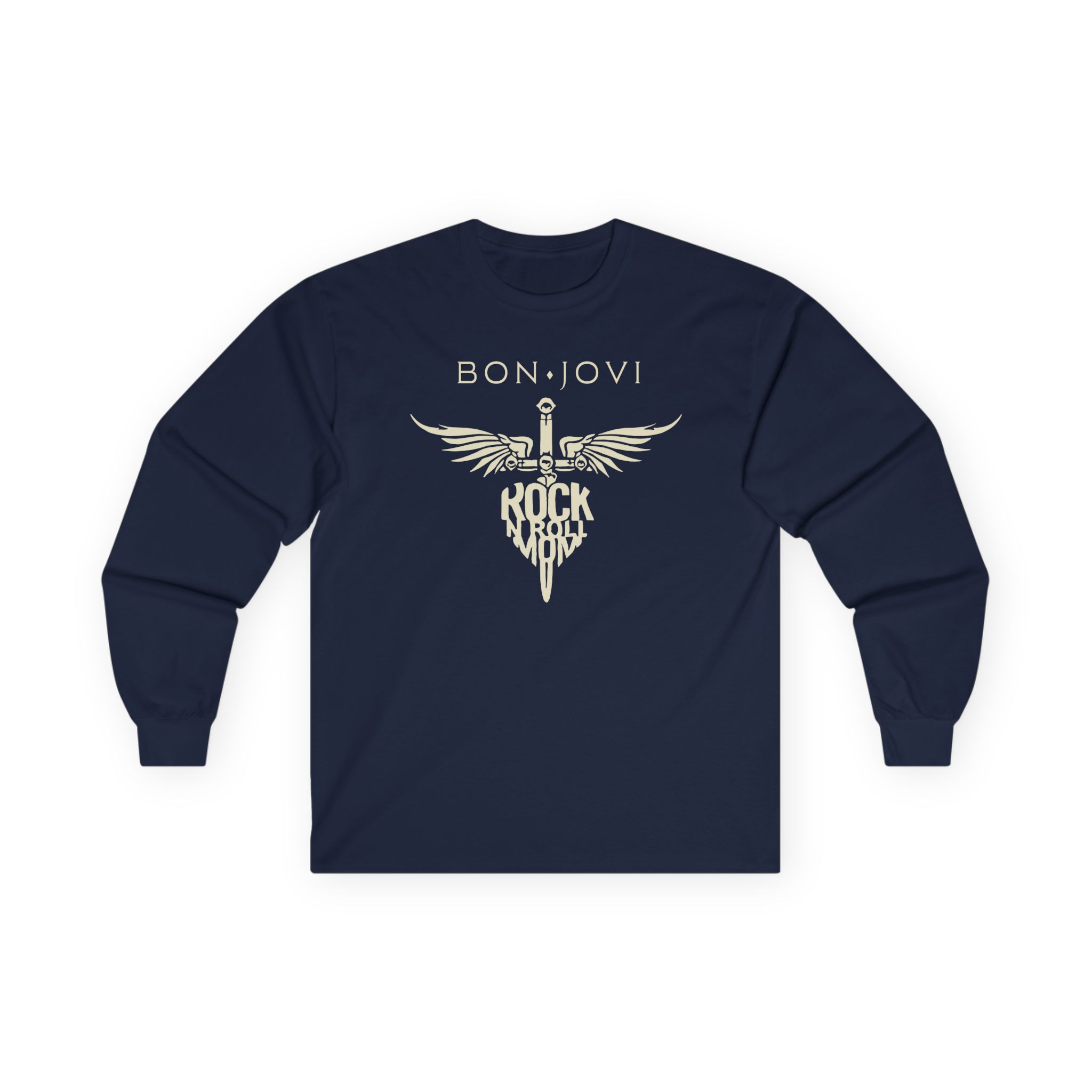 Bon Jovi Rock N' Roll Mom Unisex Ultra Cotton Long Sleeve Tee