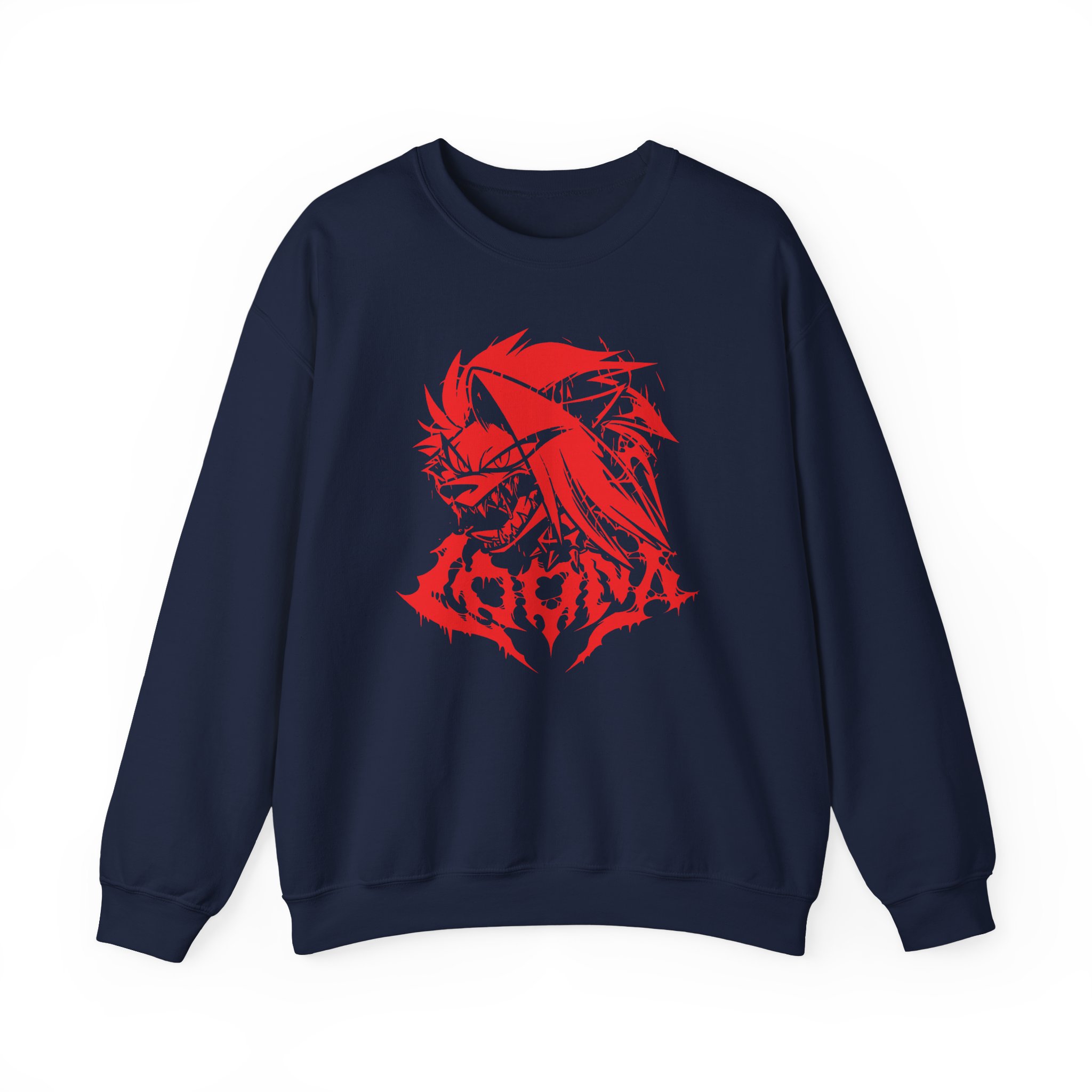 Vivziepop Heavy Metal Loona Unisex Heavy Blendâ„¢ Crewneck Sweatshirt