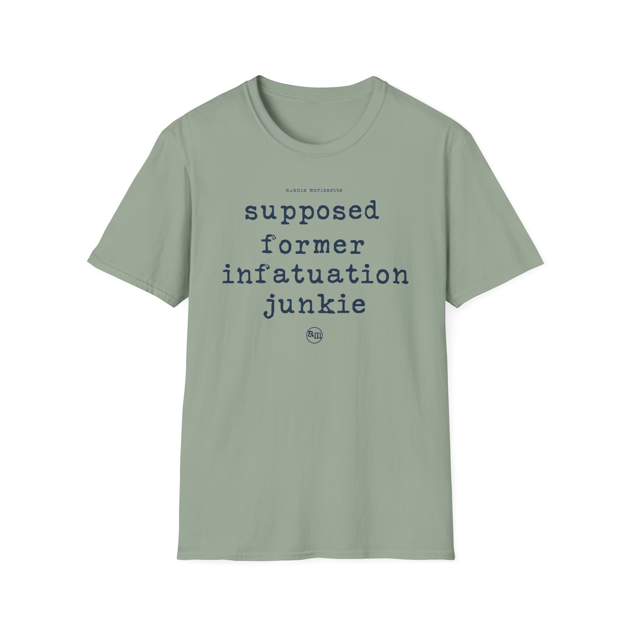 Alanis Morissette supposed former infatuation junkie Unisex Softstyle T-Shirt
