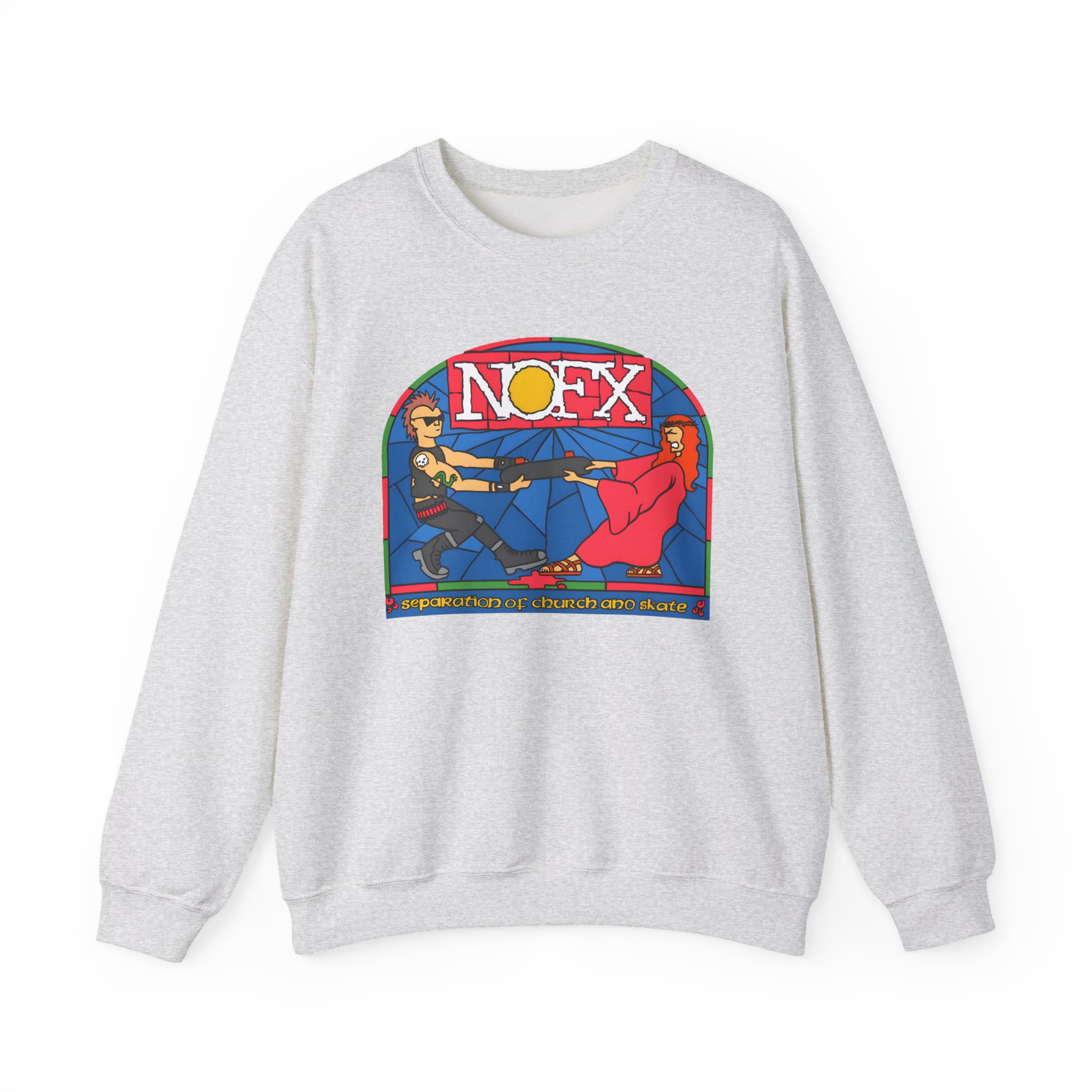 Nofx Seperation Unisex Heavy Blendâ„¢ Crewneck Sweatshirt
