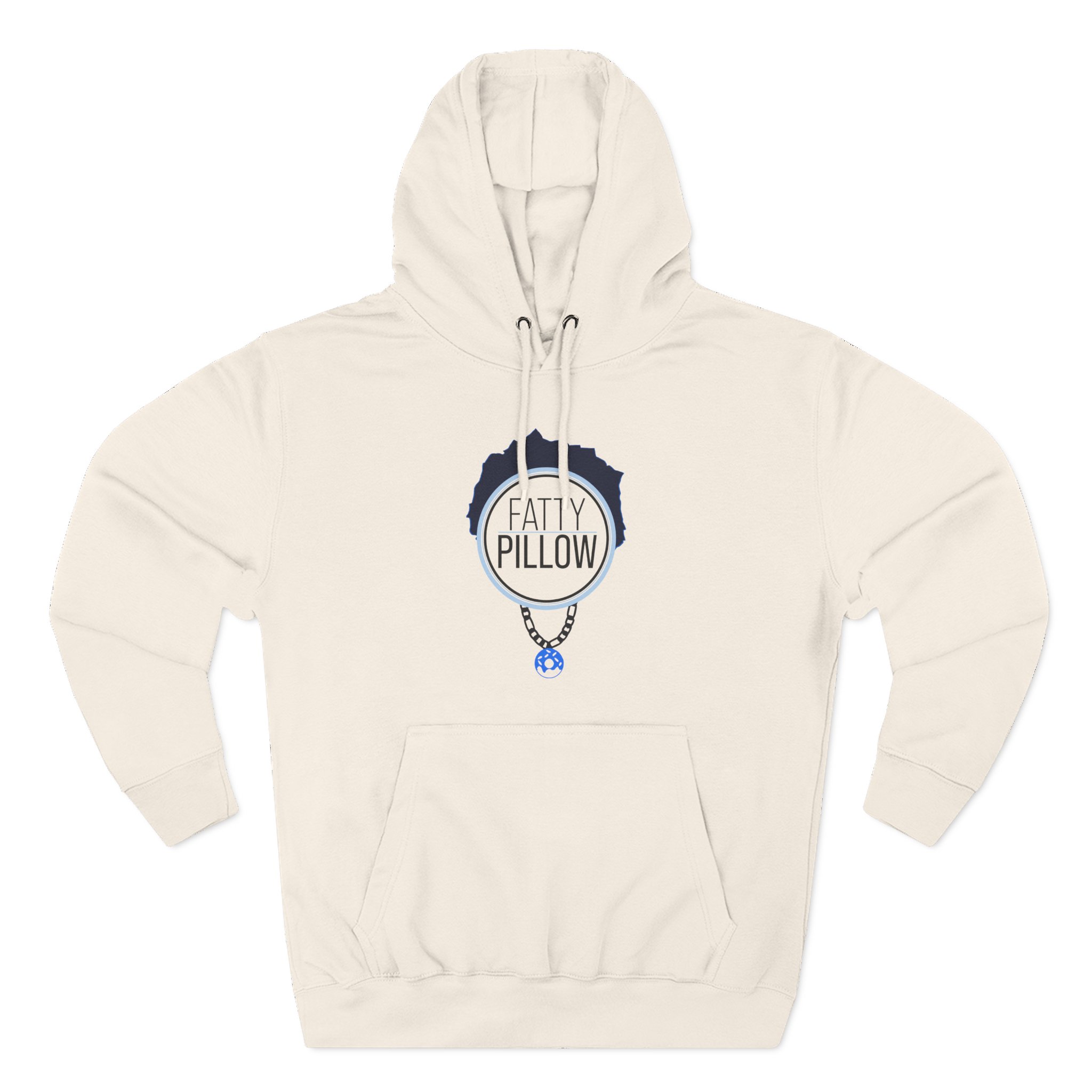 Fattypillow Three-Panel Fleece Hoodie