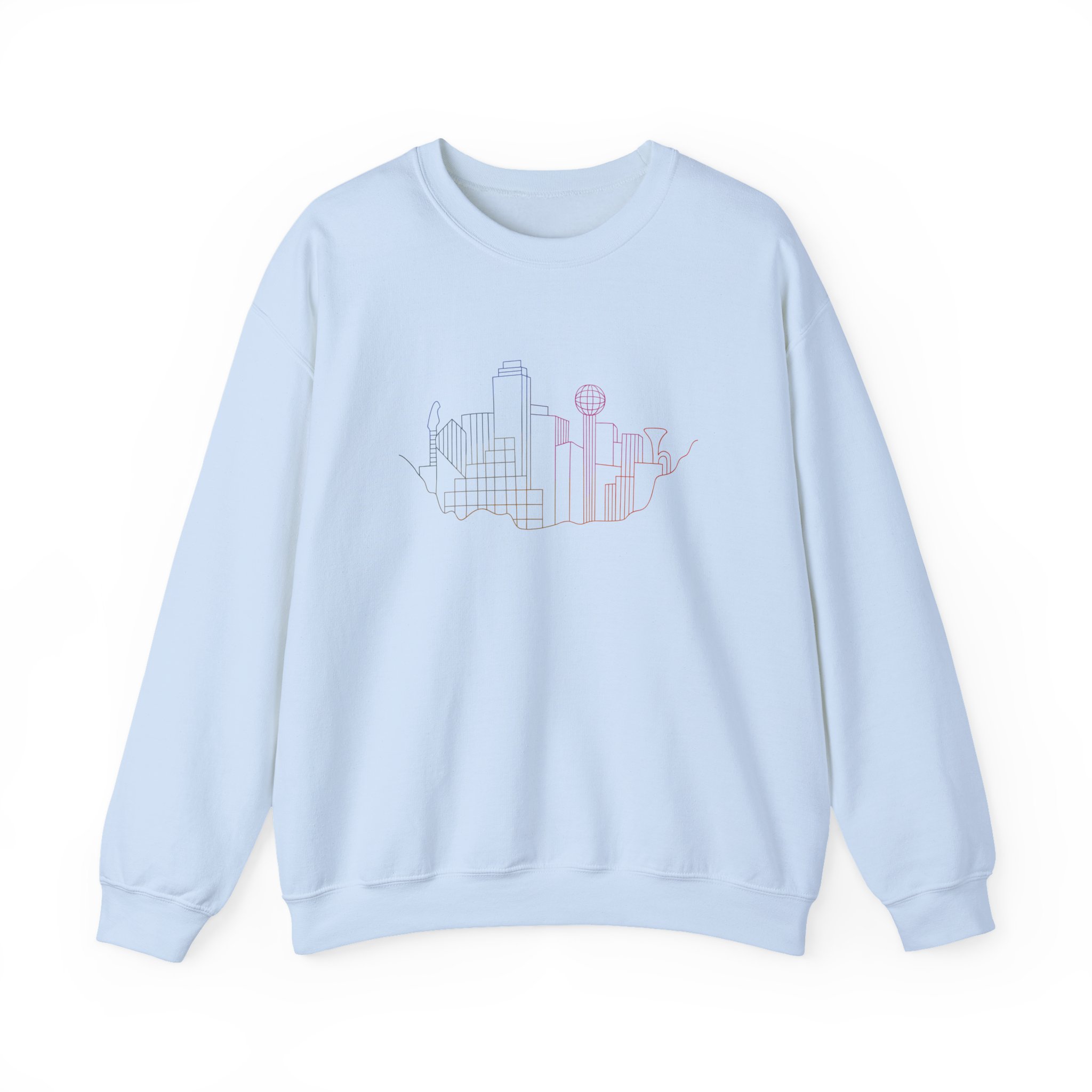 Snarky Puppy Empire Central Skyline Unisex Heavy Blend Crewneck Sweatshirt