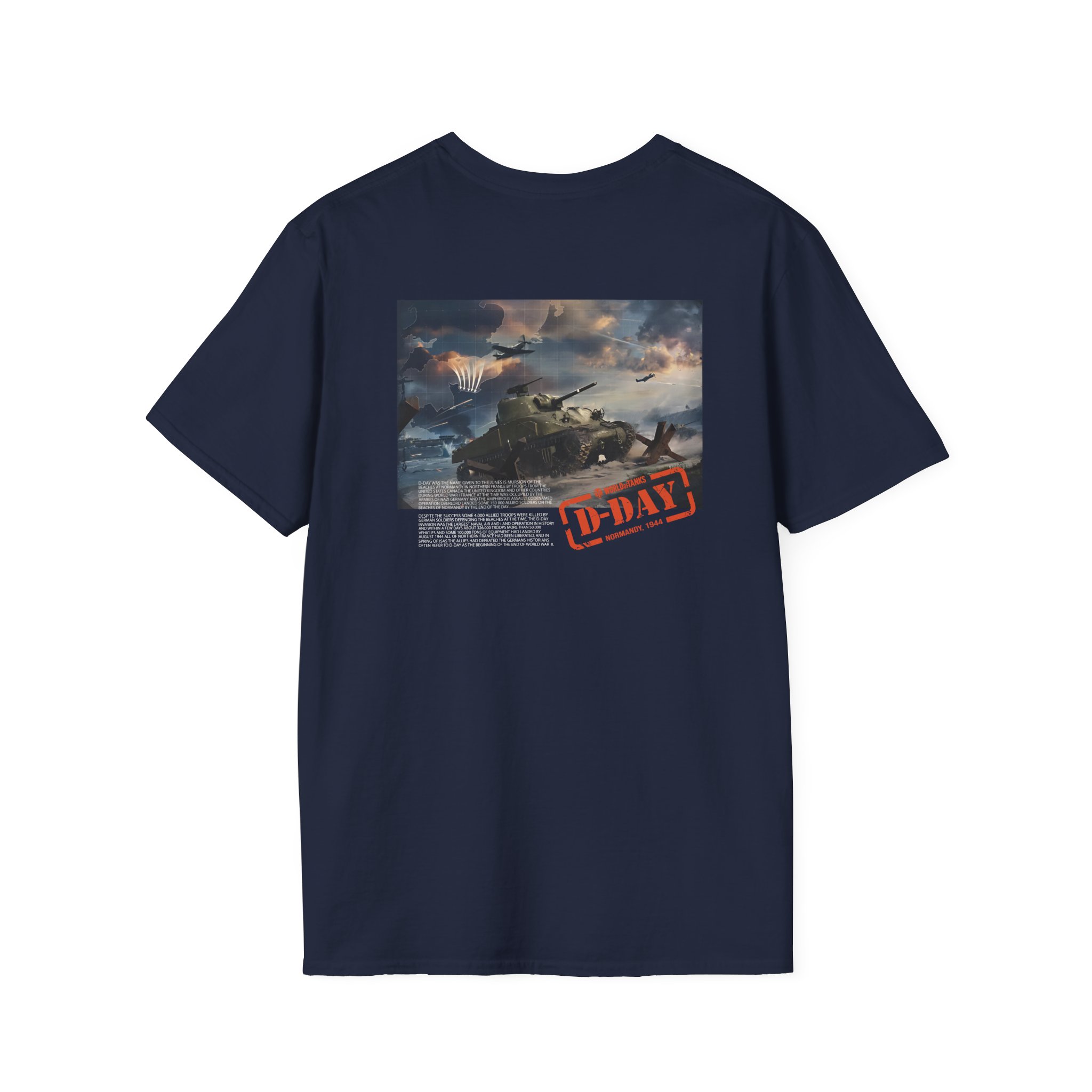 World of Tank Wot D-day Unisex Softstyle T-Shirt
