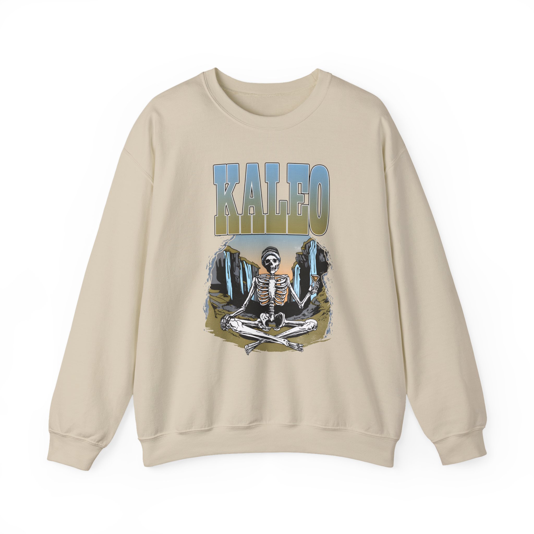 Kaleo Meditating Skeleton Unisex Heavy Blendâ„¢ Crewneck Sweatshirt