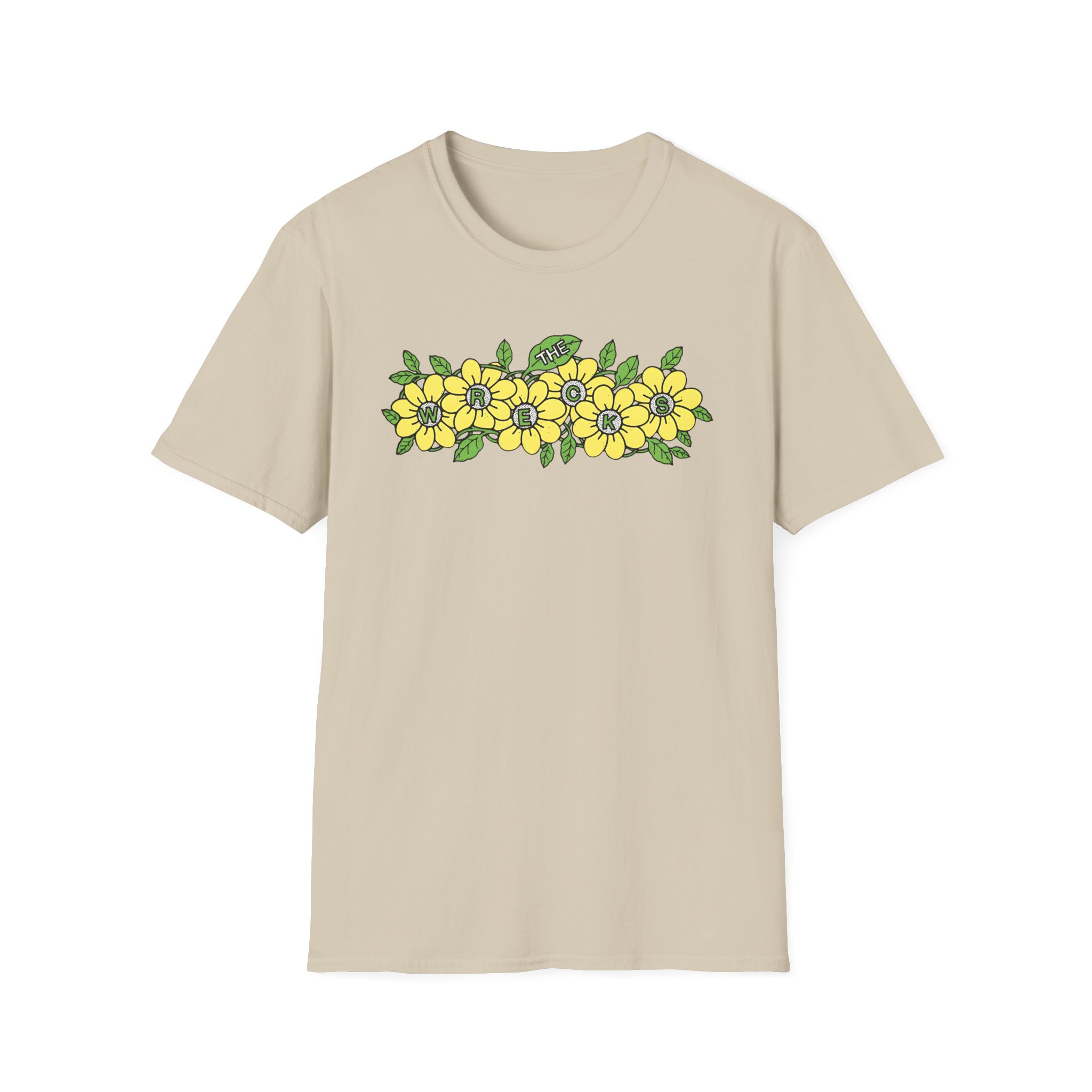 The Wrecks Flower Unisex Softstyle T-Shirt