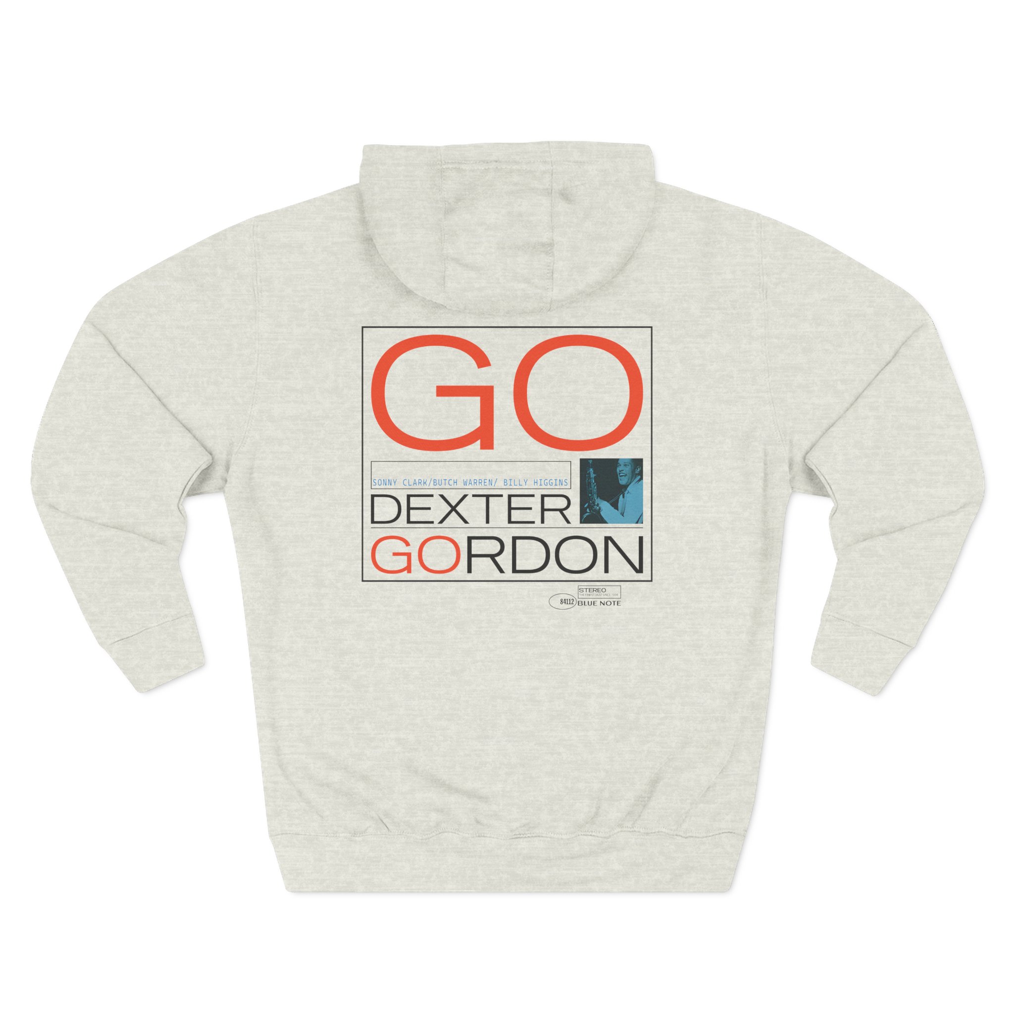 Blue Note Dexter Gordon Go 84112 Three-Panel Fleece Hoodie