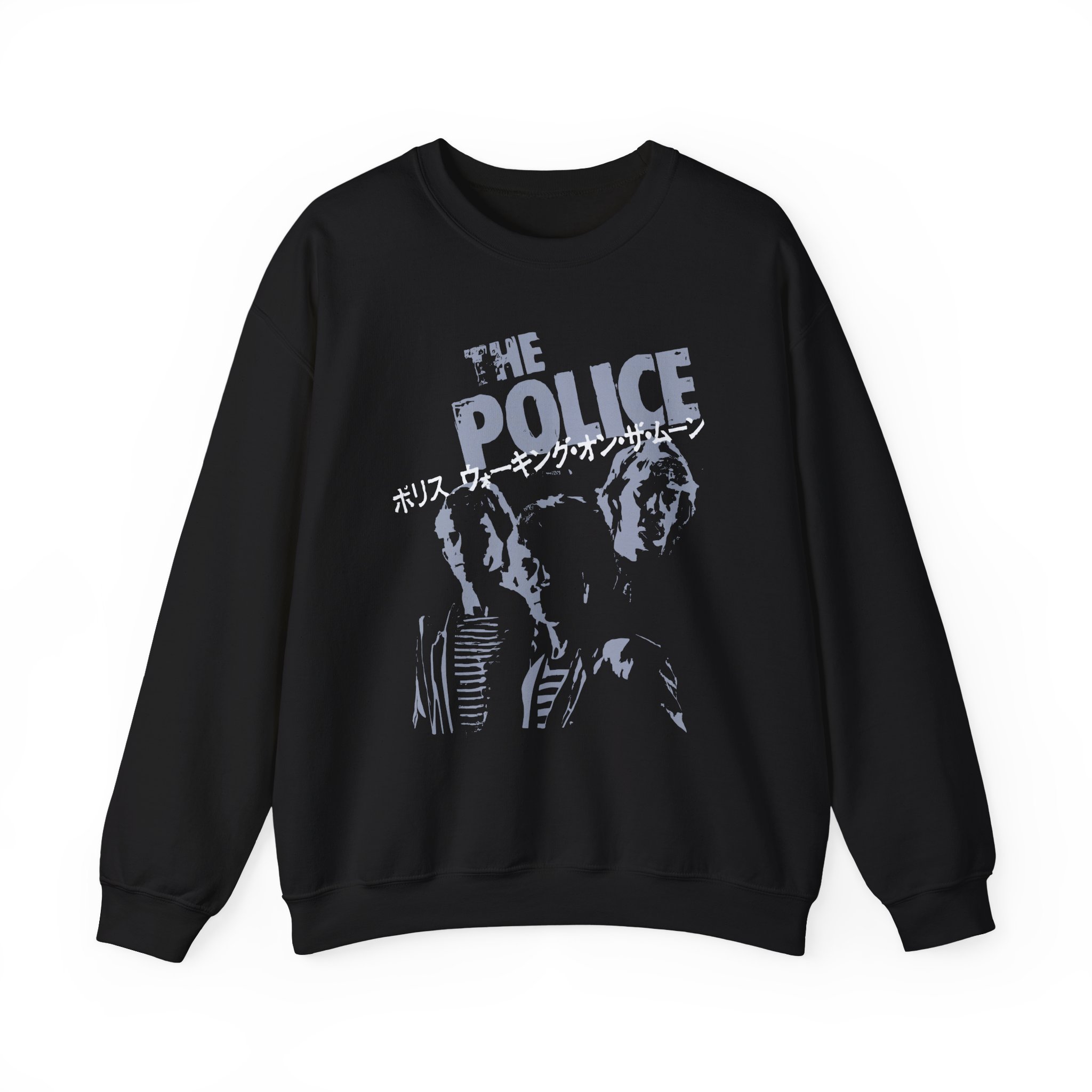 The Police Japan Retro Unisex Heavy Blendâ„¢ Crewneck Sweatshirt