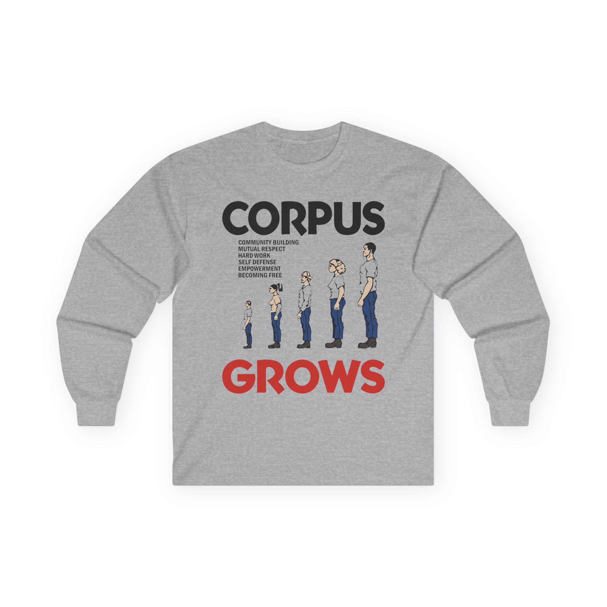Show Me the Body Corpus Grows Unisex Ultra Cotton Long Sleeve Tee