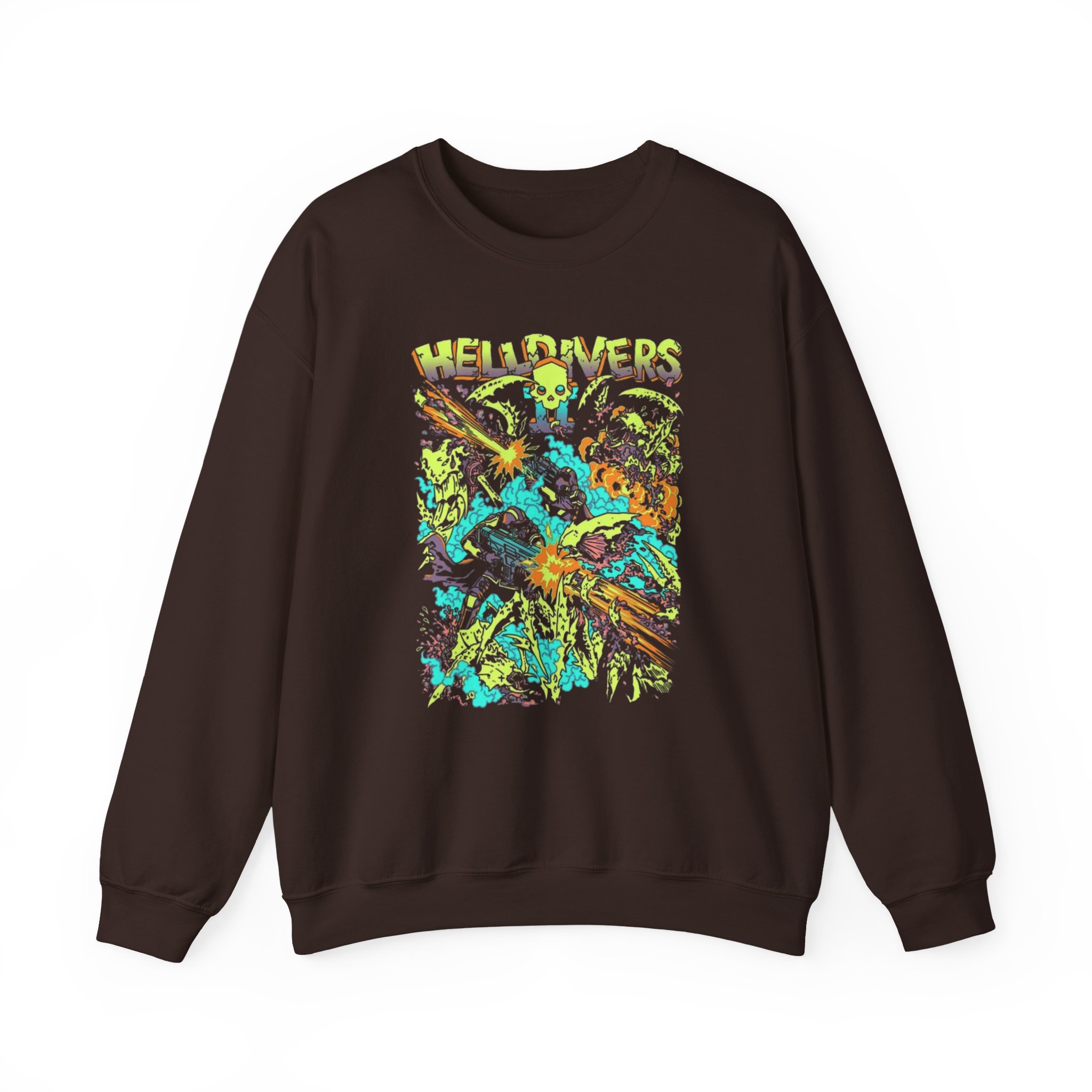 Helldivers the Taste of Freedom Unisex Heavy Blendâ„¢ Crewneck Sweatshirt