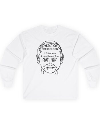 I Think You Should Leave Pixel Unisex Ultra Cotton Long Sleeve Tee