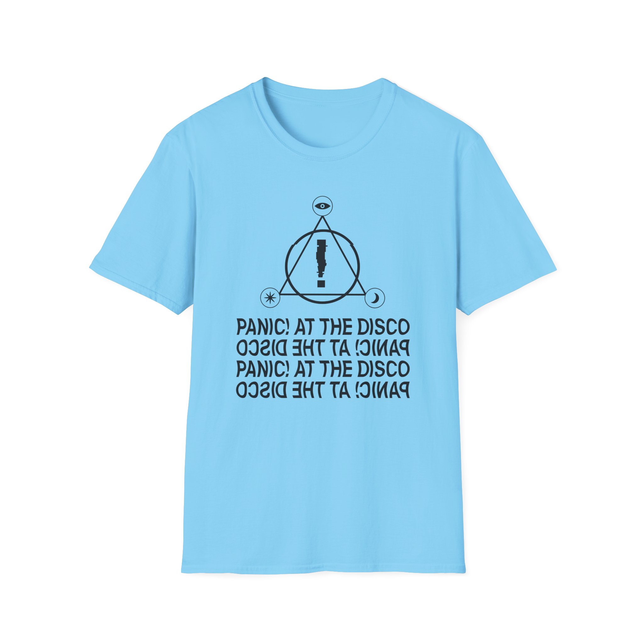 Panic at the Disco Stacked Wave Logo Unisex Softstyle T-Shirt