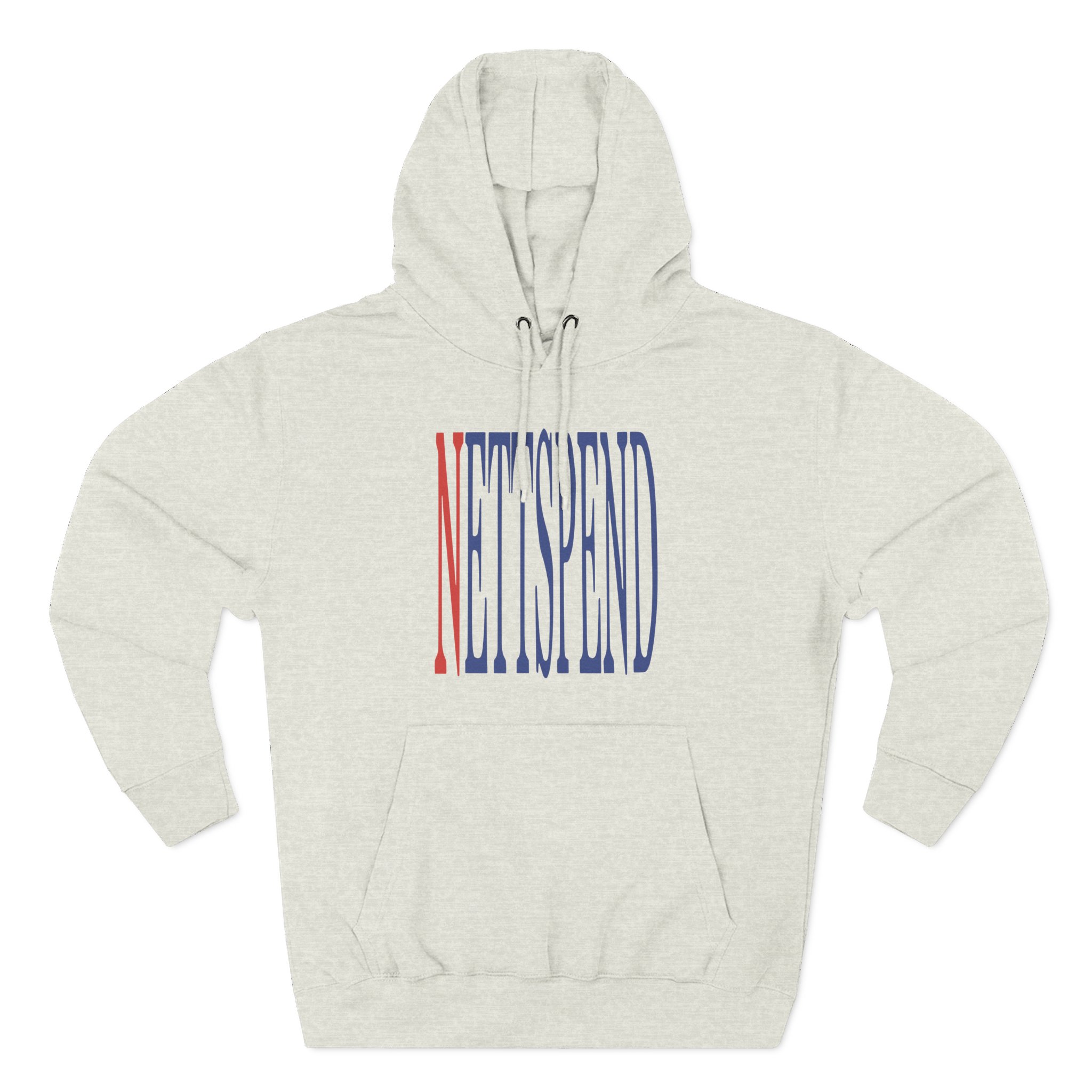 Nettspend Three-Panel Fleece Hoodie